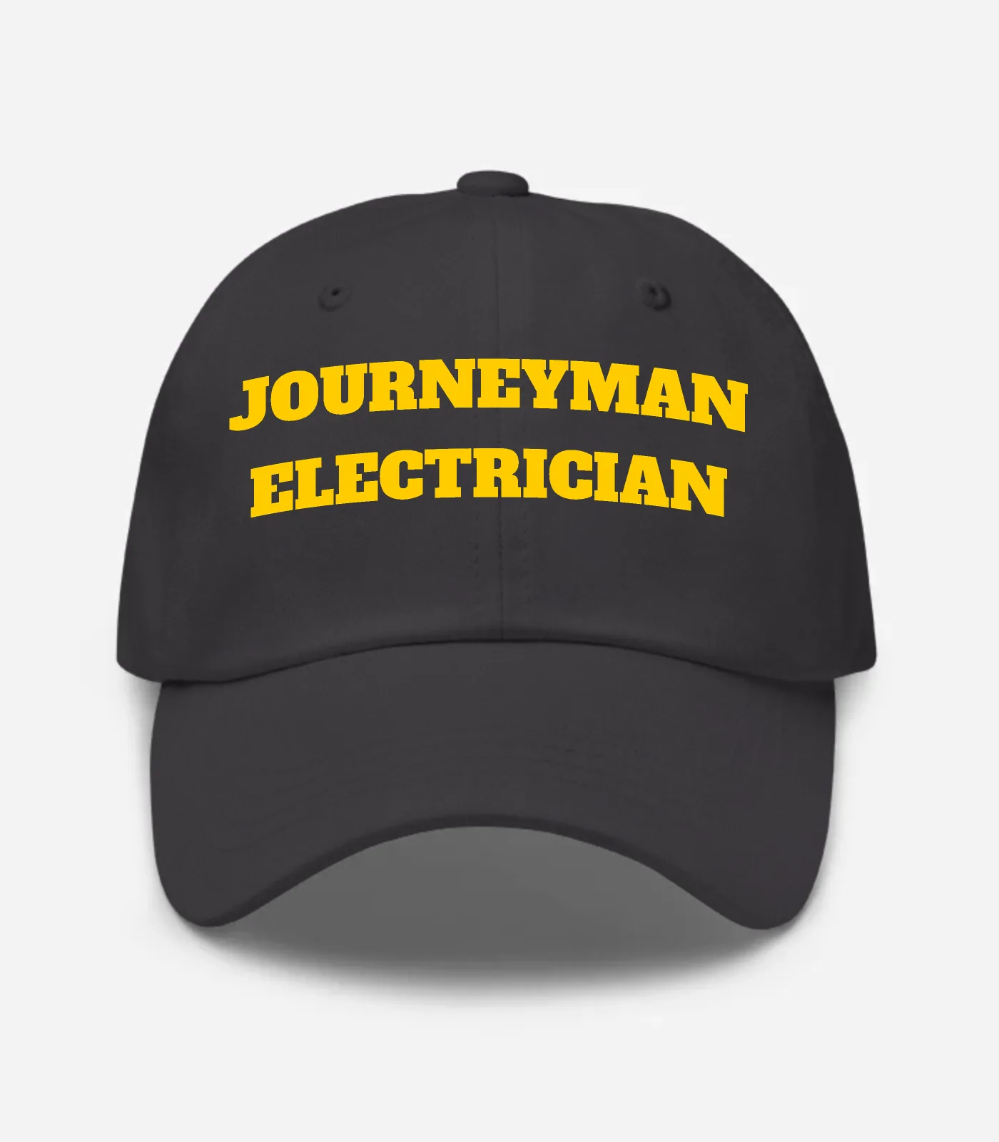 Journeyman Electrician Hat - Dark Grey