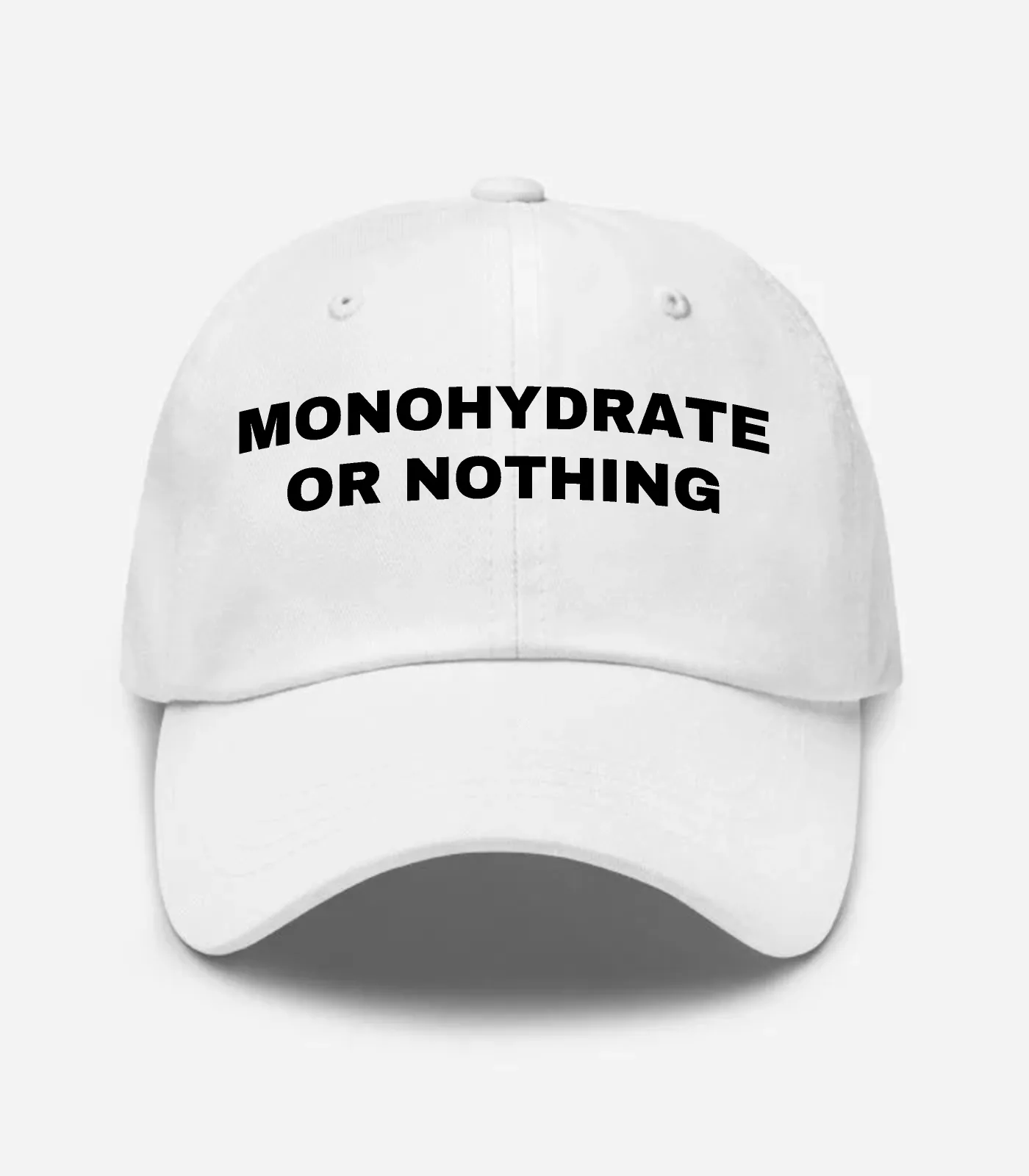 Monohydrate Or Nothing Hat - White