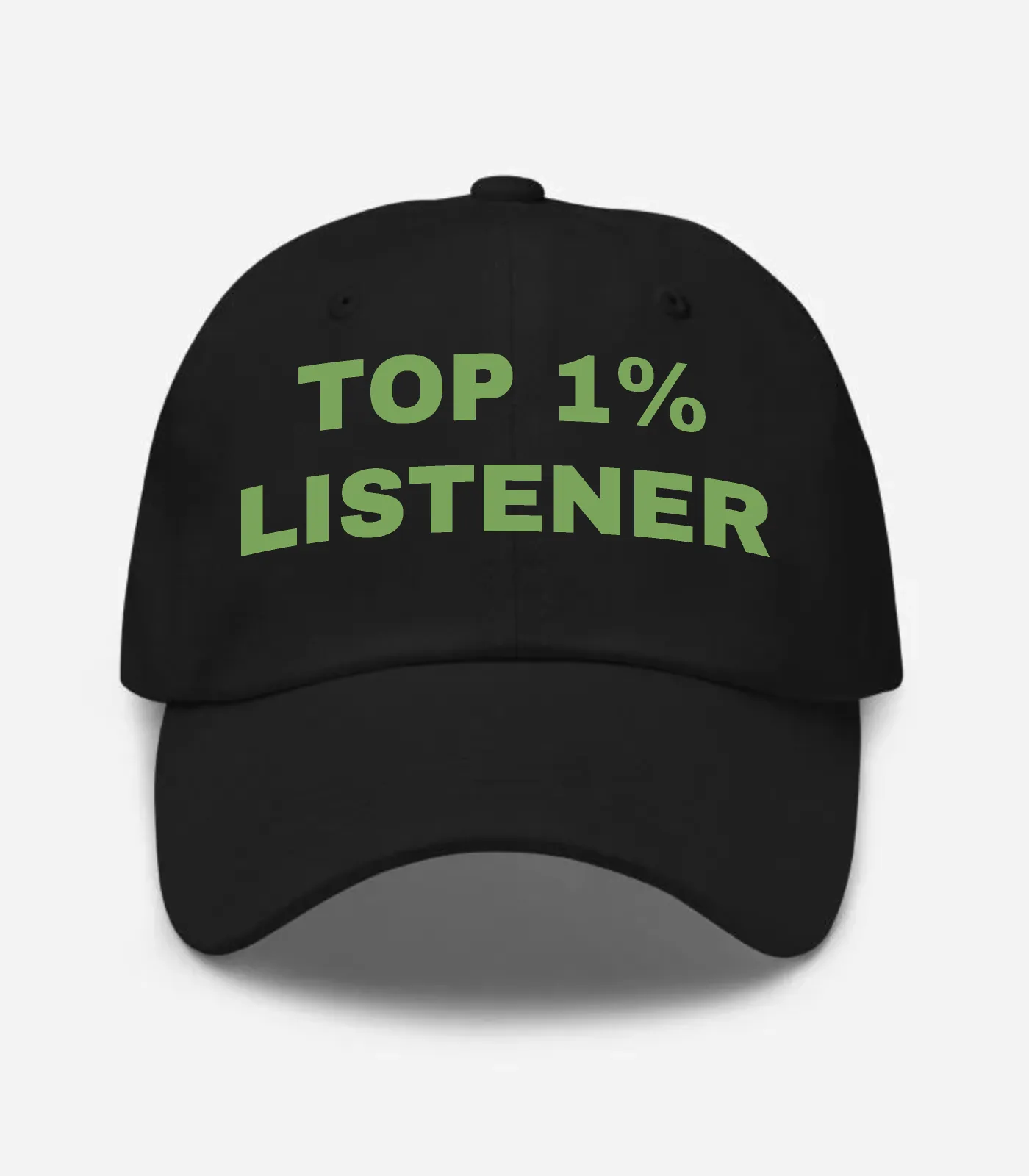 Top 1% Listener Hat - Black