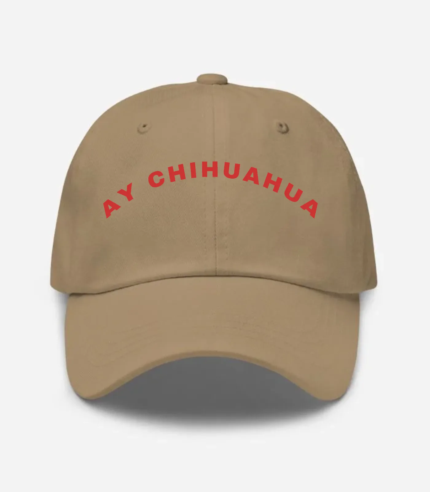 Ay Chihuahua Arched Hat - Khaki