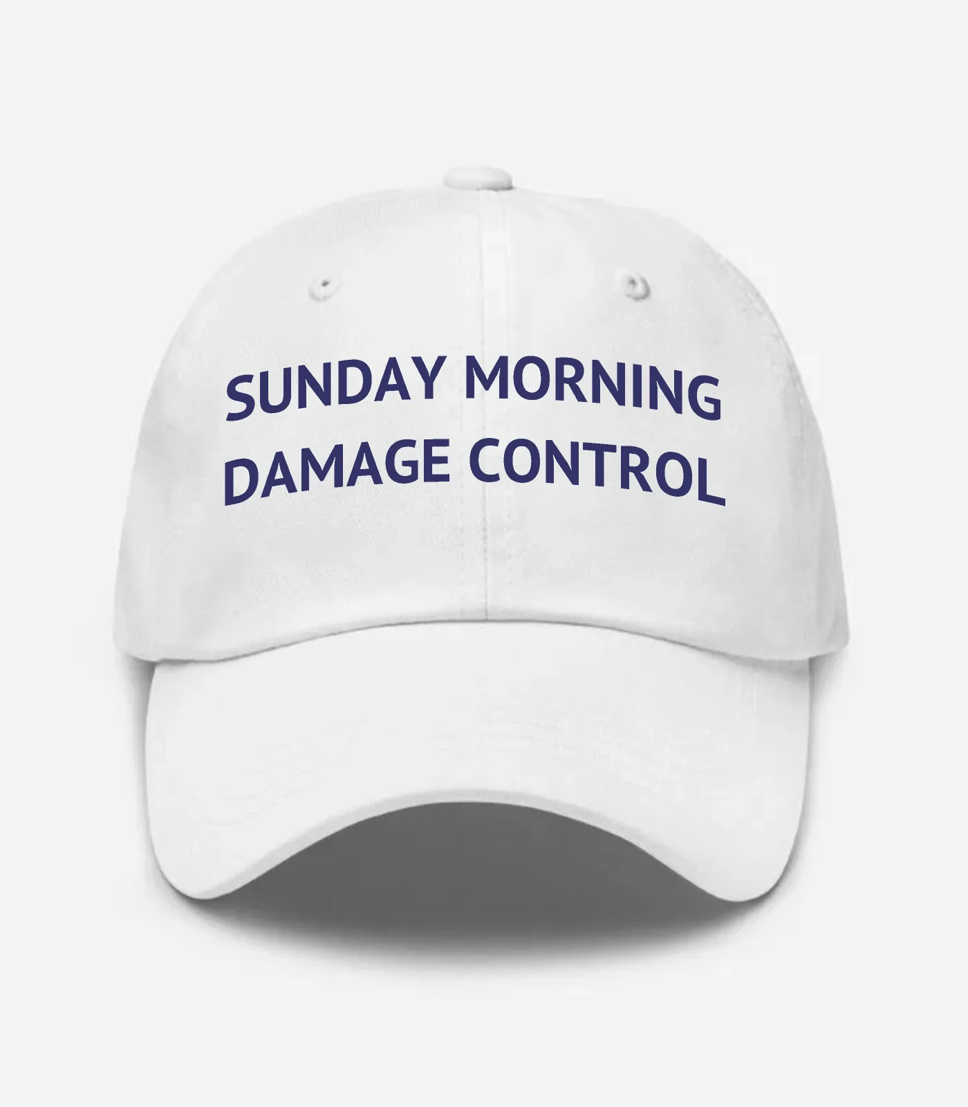 Sunday Morning Damage Control Hat - White