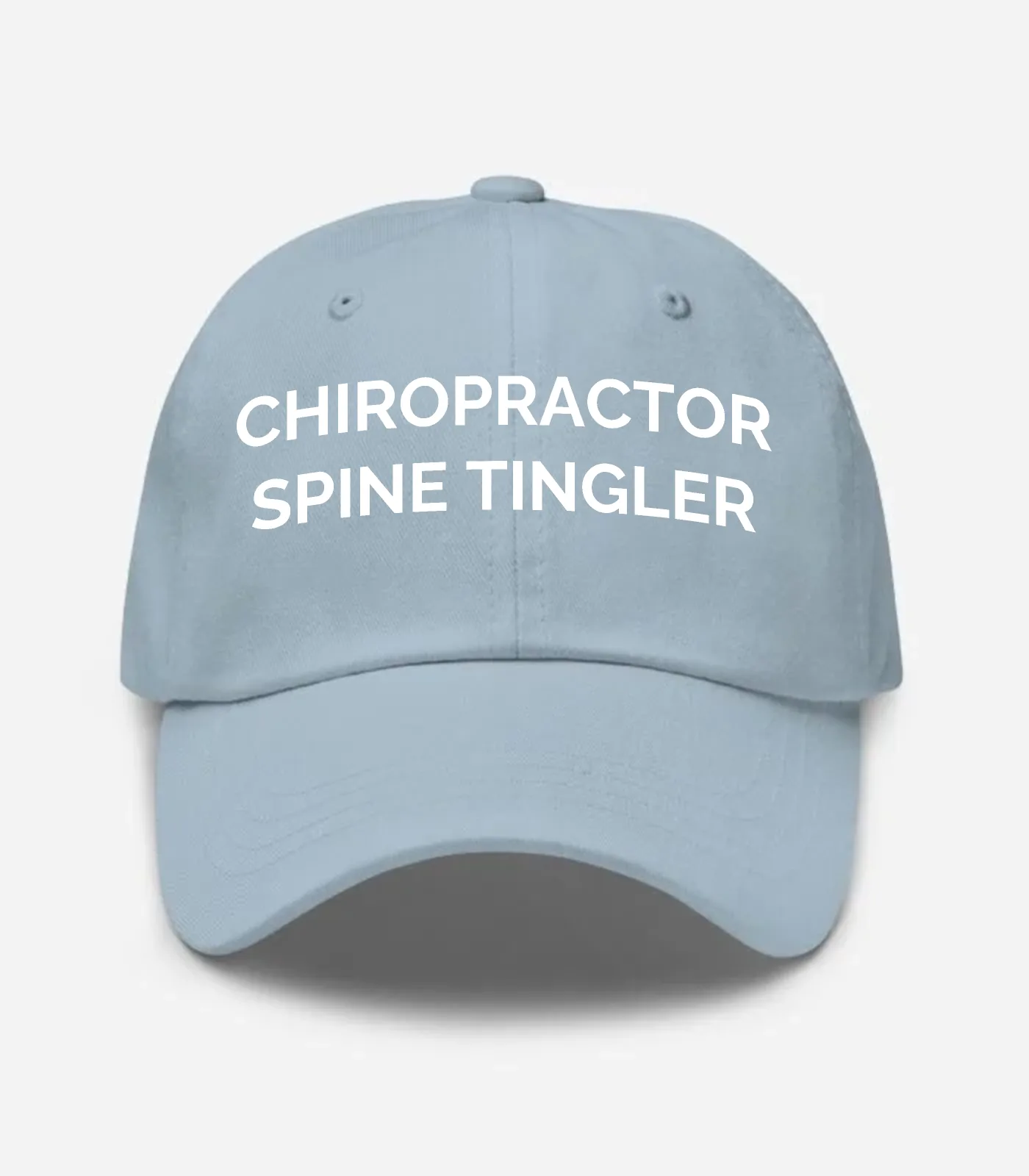 Chiropractor Spine Tingler Hat - Light Blue