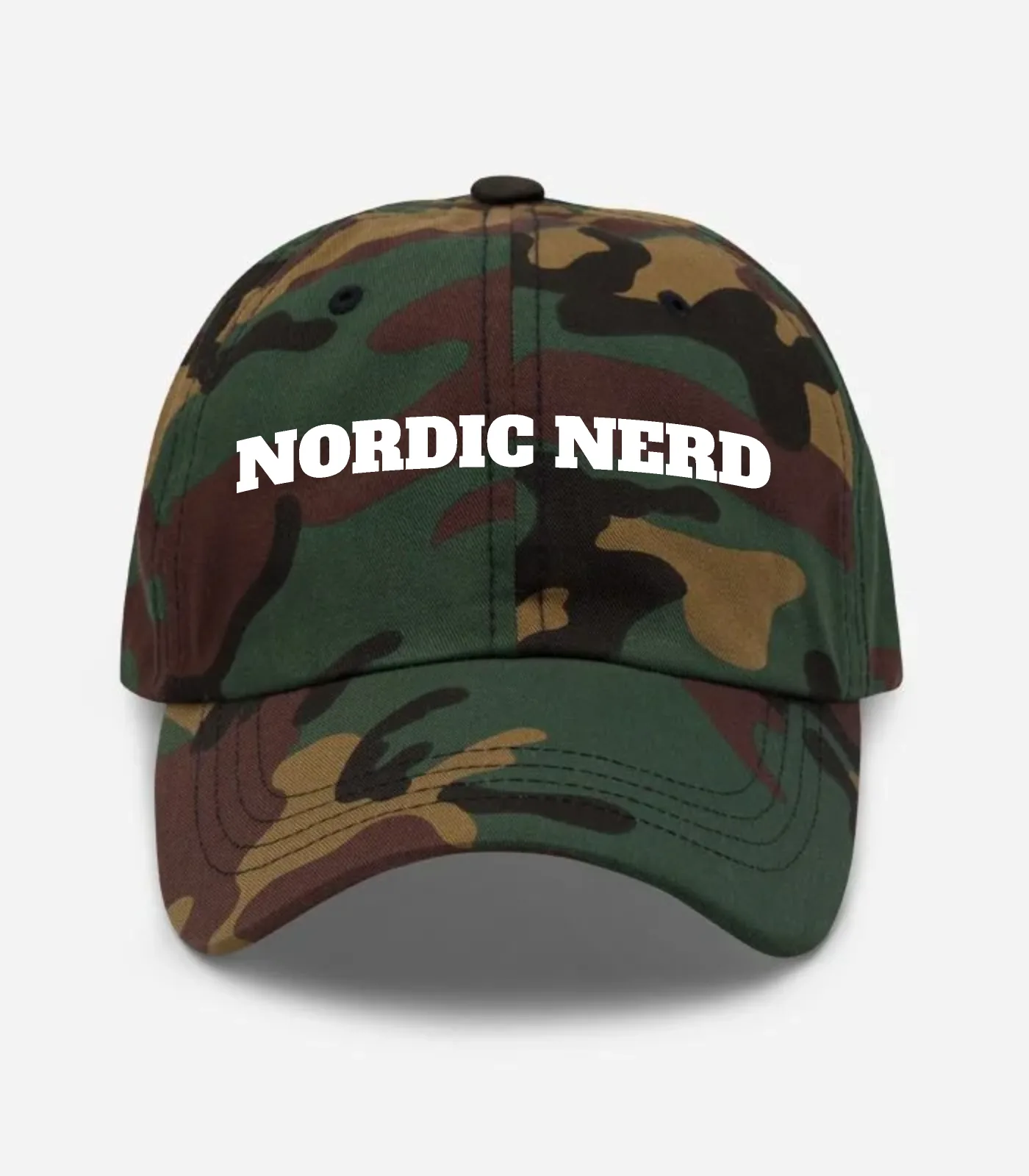 Nordic Nerd Hat - Green Camo