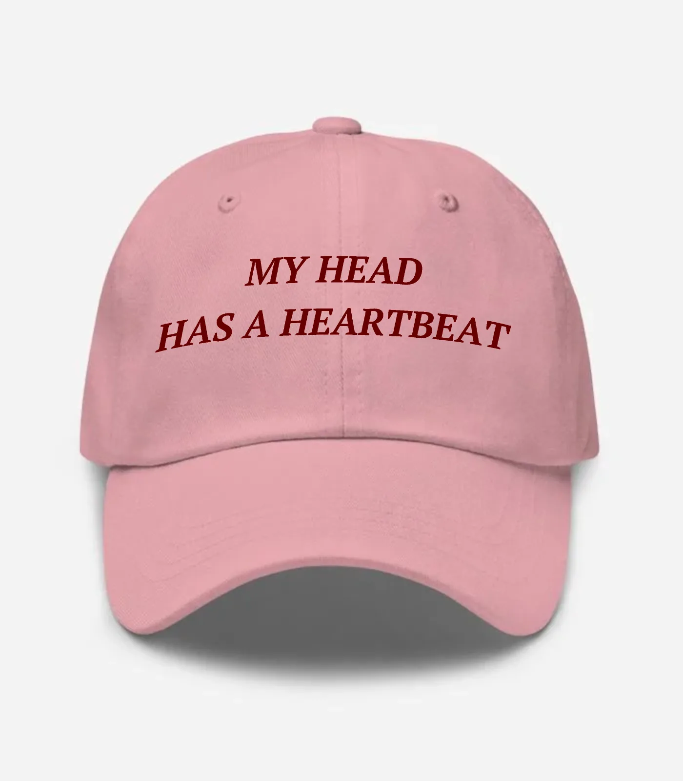 My Head Has A Heartbeat Hat - Pink