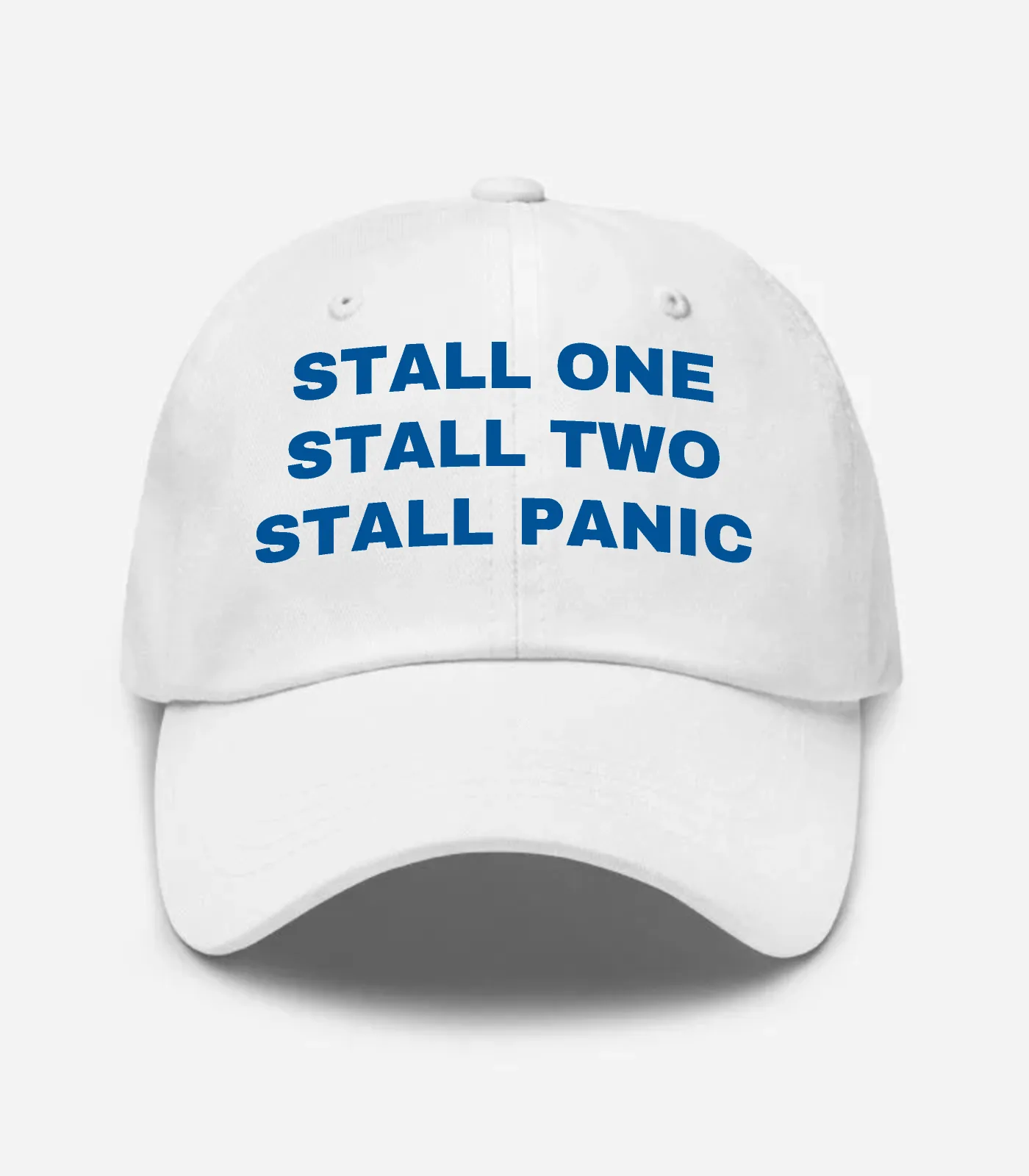 Stall One Stall Two Stall Panic Hat