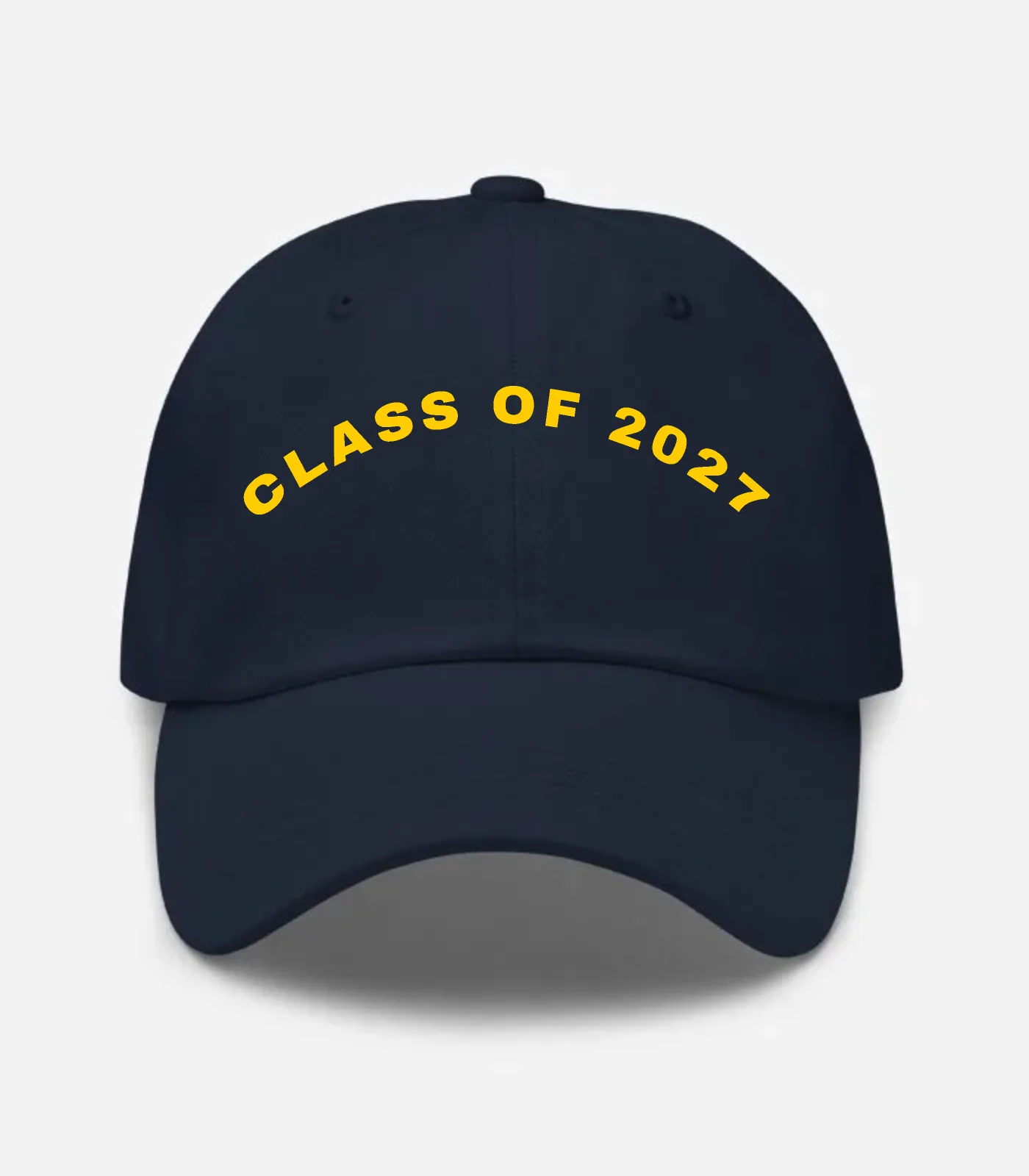 Class Of 2027 Arched Hat - Navy