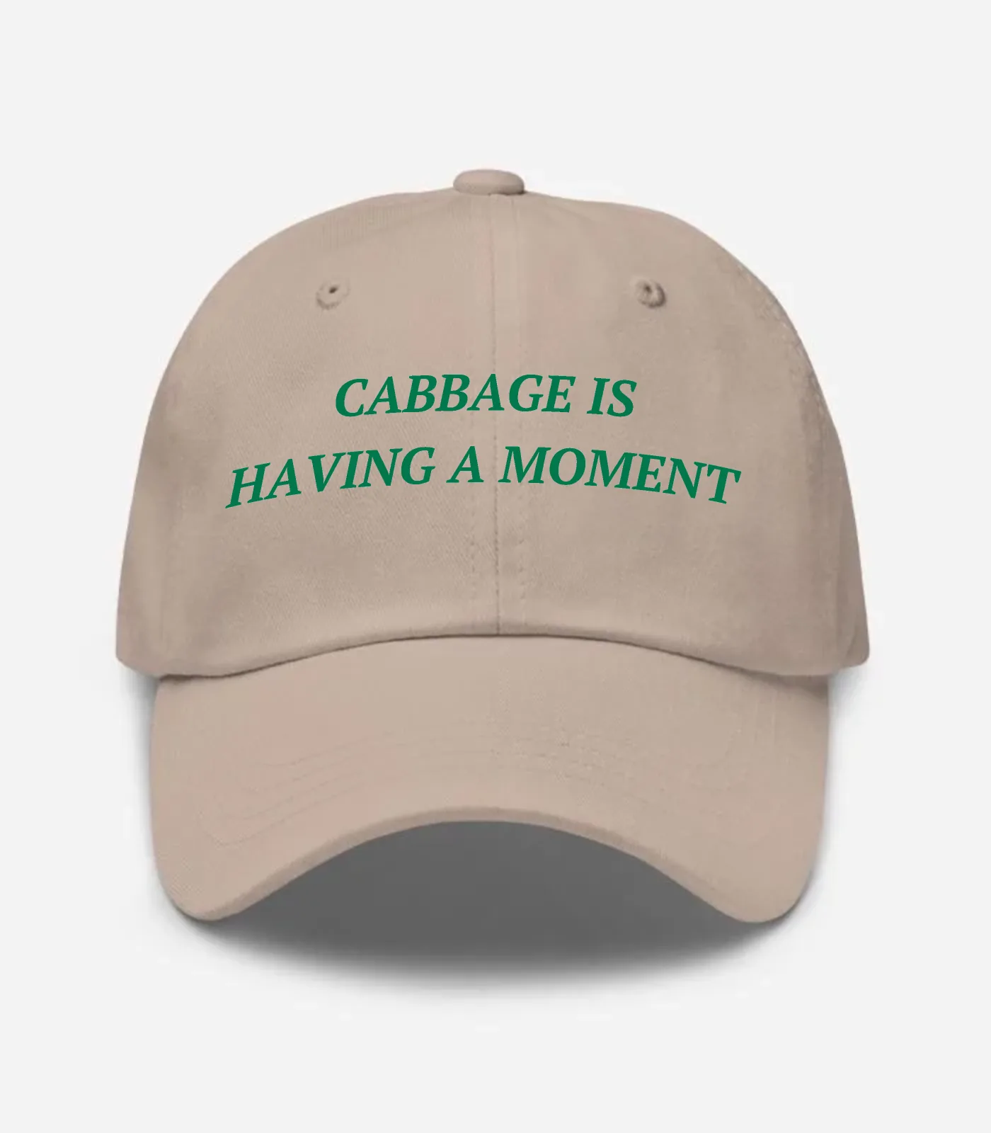 Cabbage Is Having A Moment Hat - Stone
