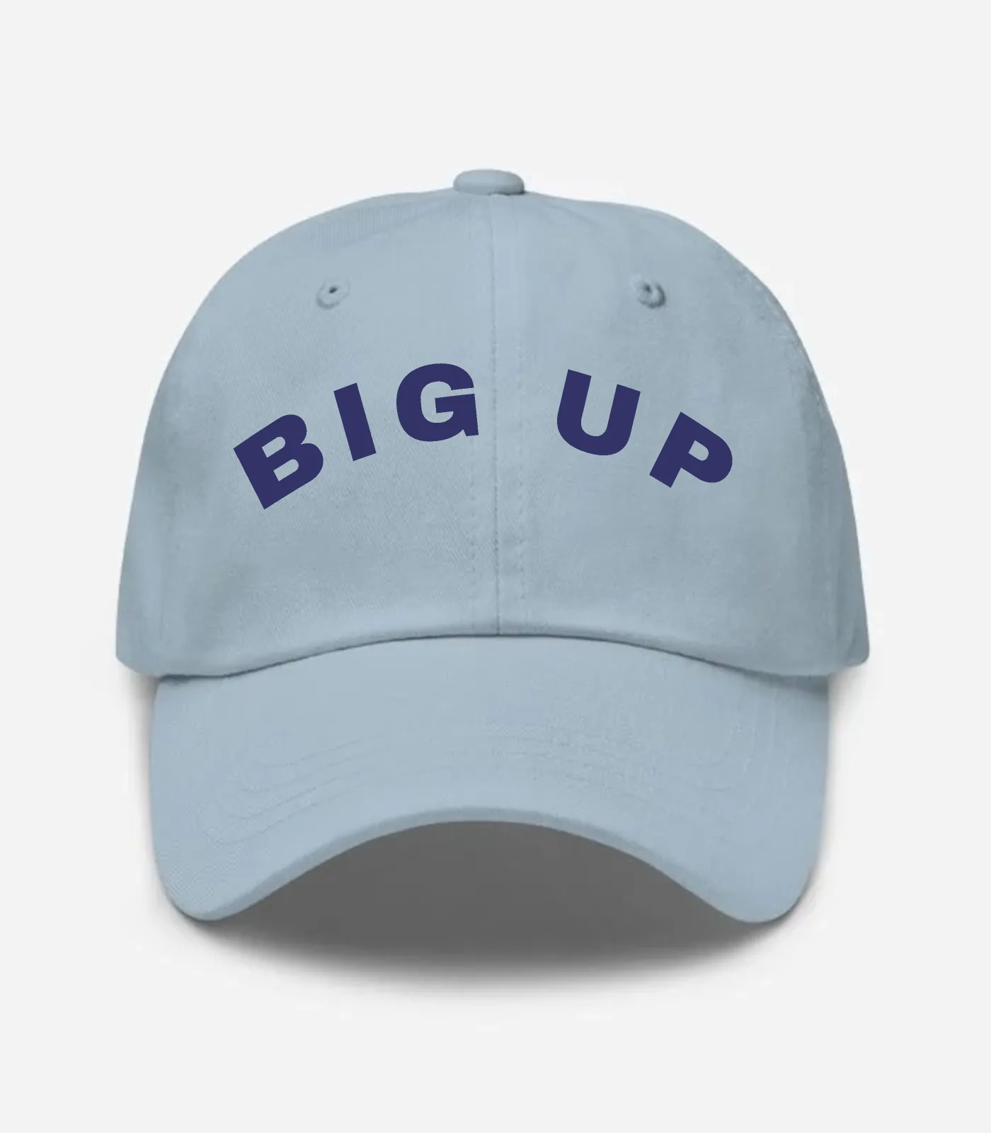 Big Up Arched Hat - Light Blue