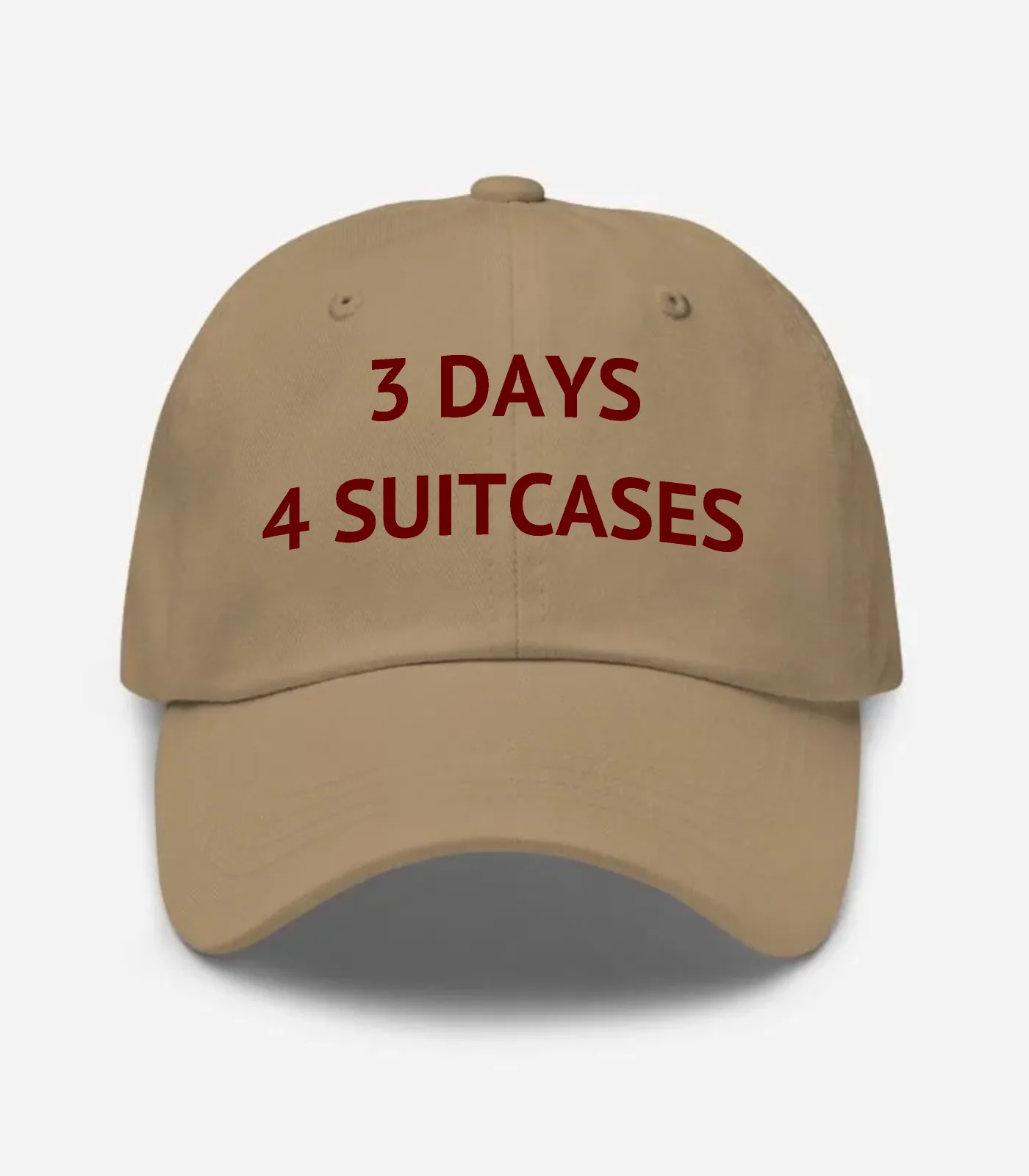 3 Days 4 Suitcases Hat