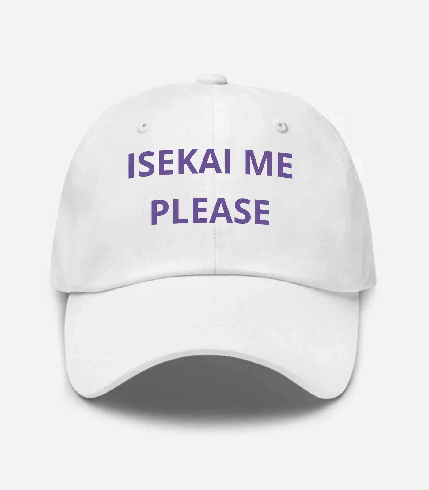 Isekai Me Please Hat - White