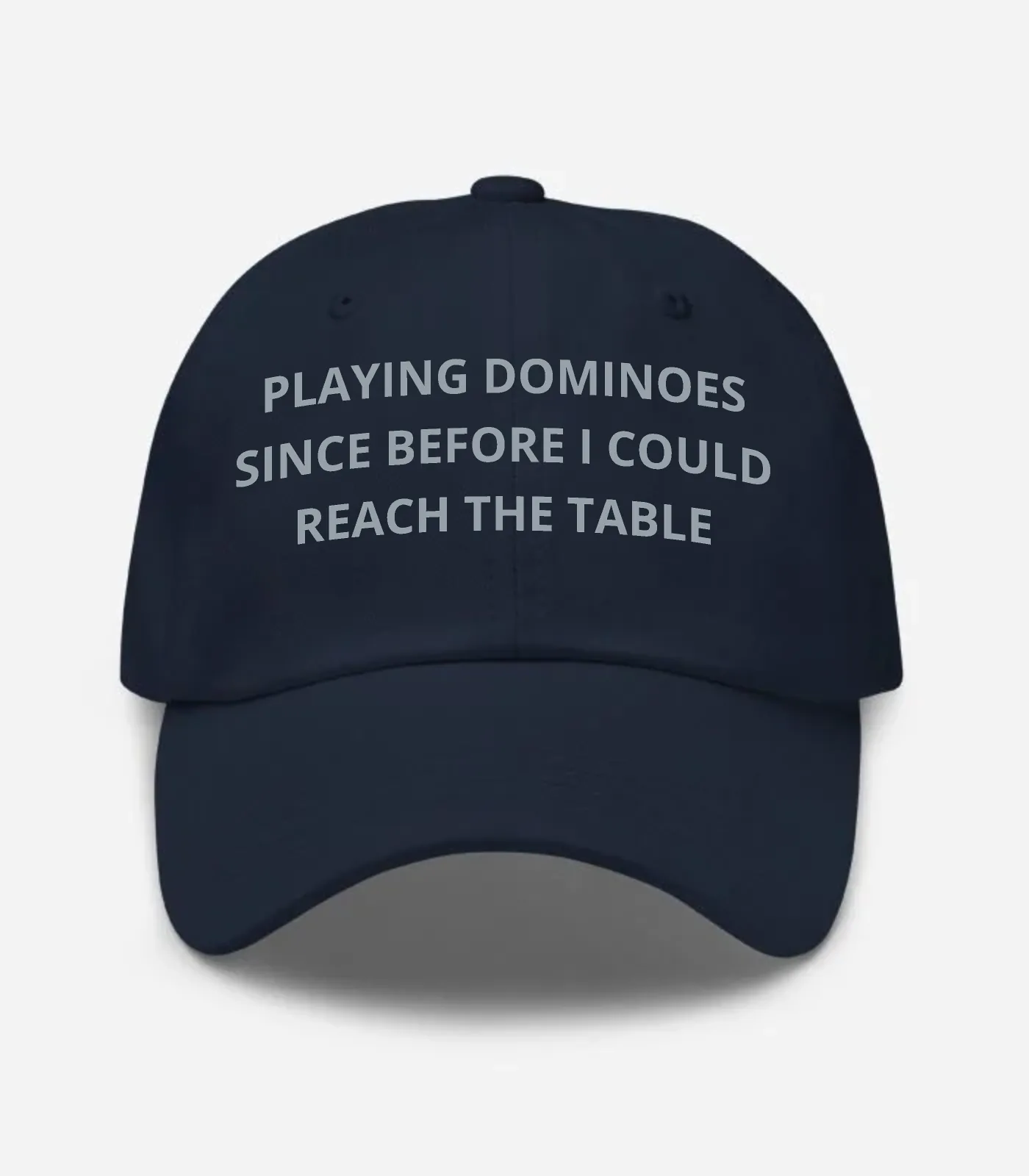 Playing Dominoes Since Before I Could Reach The Table Hat - Navy