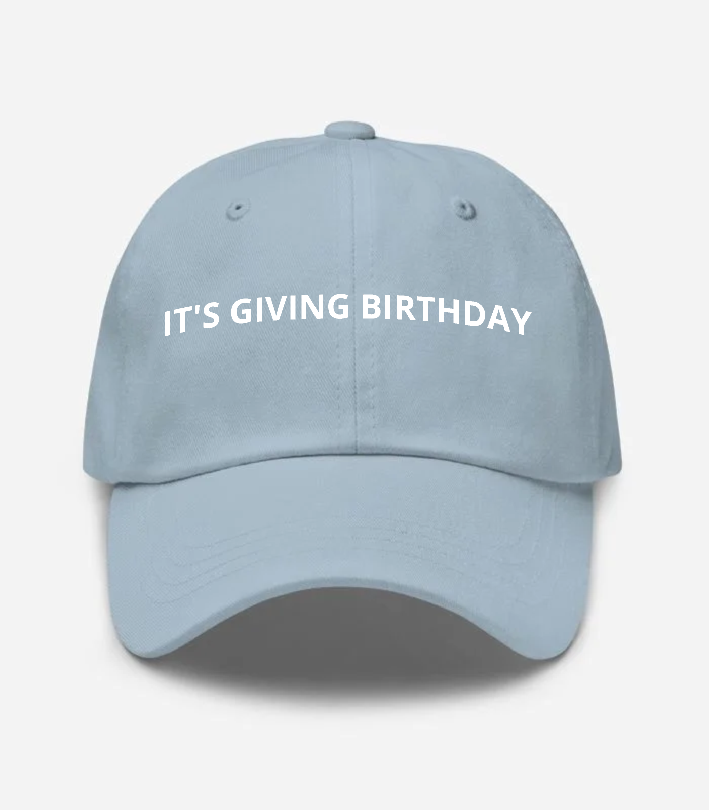 It's Giving Birthday Hat - Light Blue
