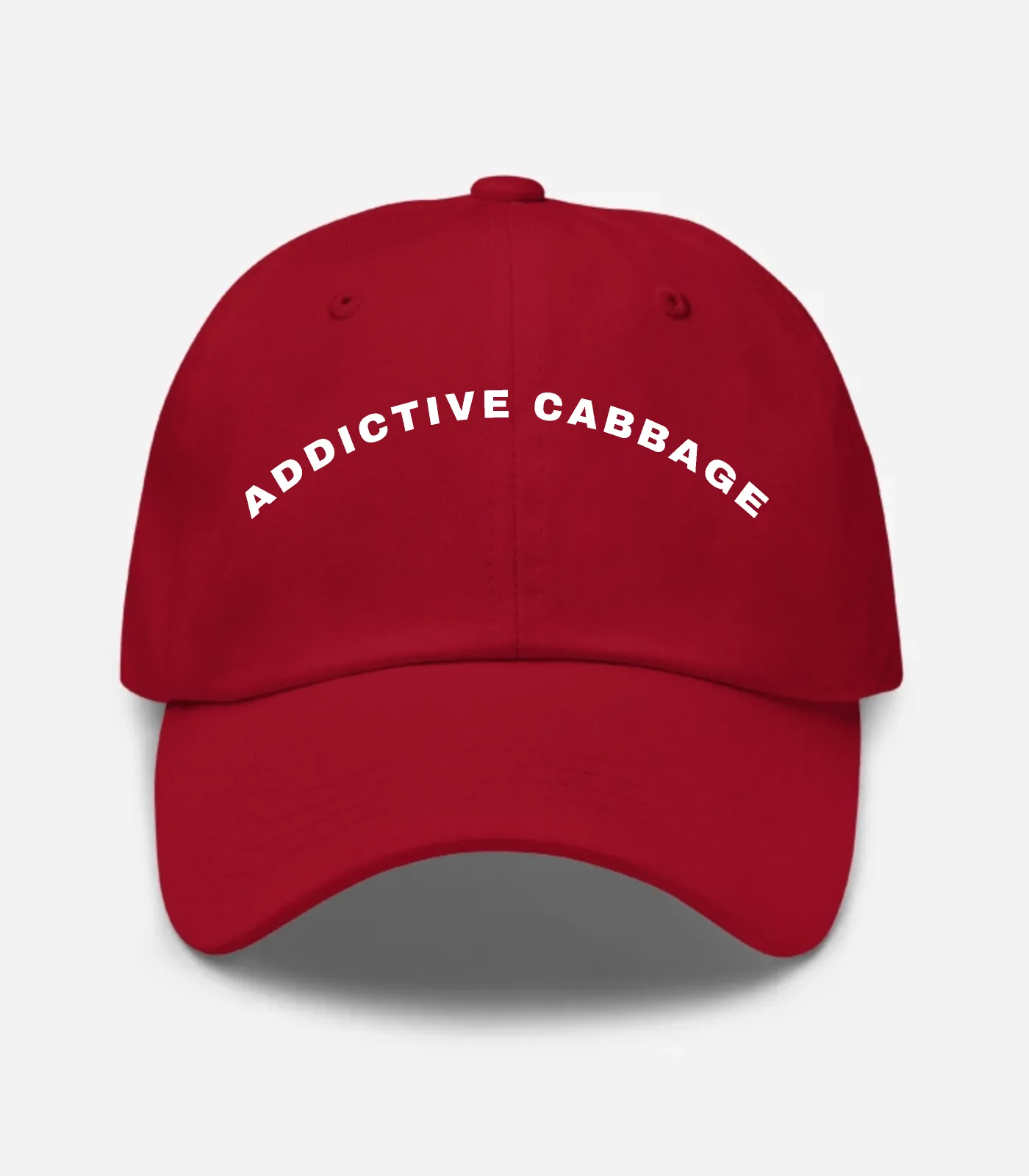Addictive Cabbage Hat - Cranberry