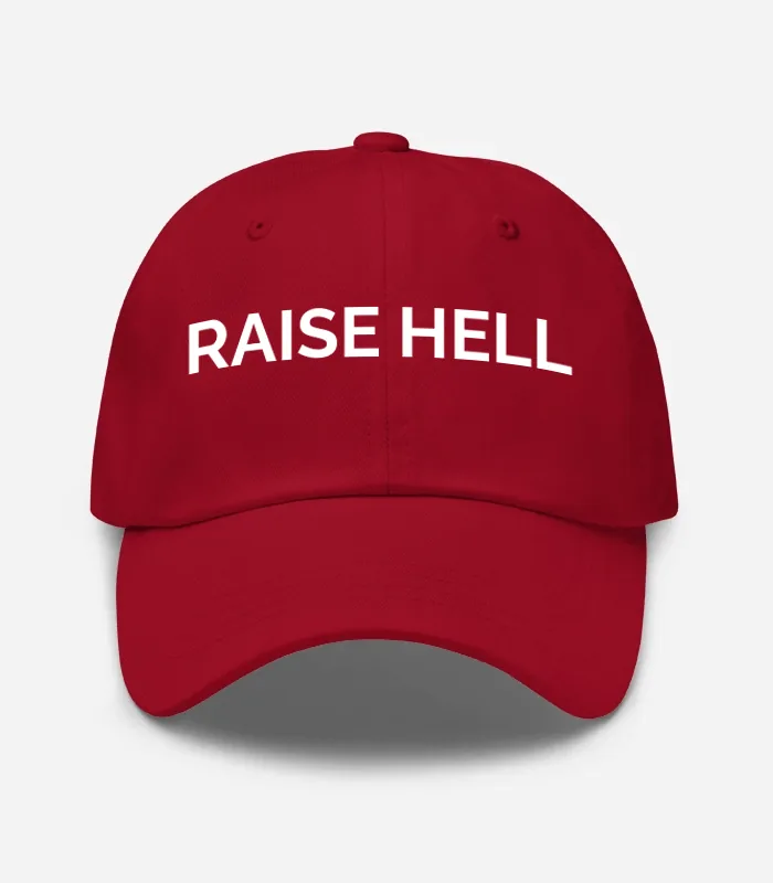 Raise Hell Hat - Cranberry