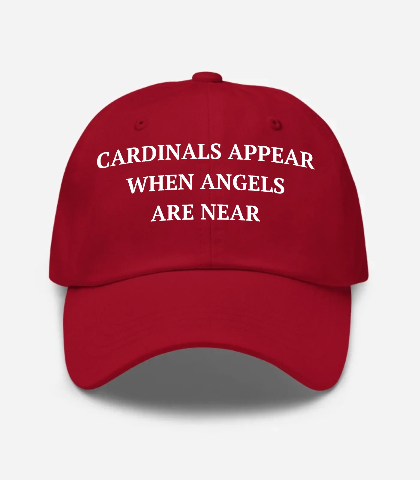 Cardinals Appear When Angels Are Near Hat - Cranberry