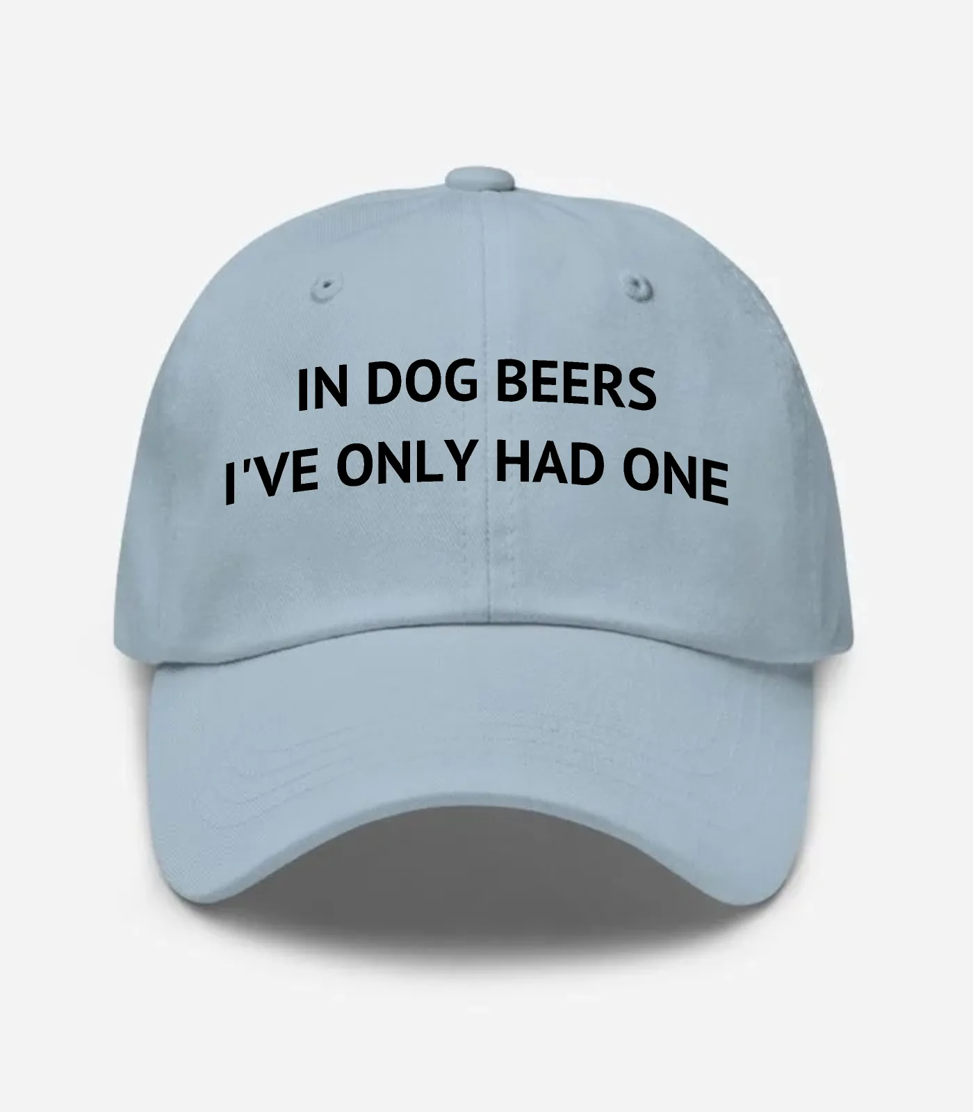 In Dog Beers I've Only Had One Hat - Light Blue