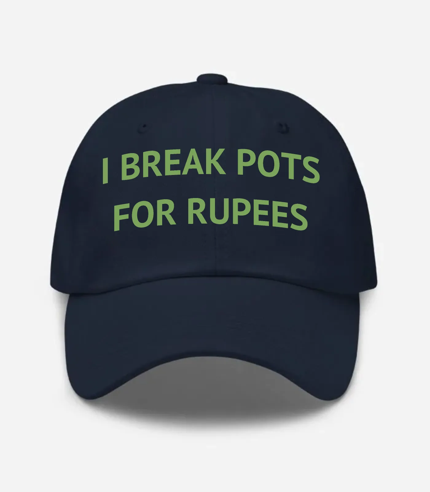 I Break Pots For Rupees Hat - Navy