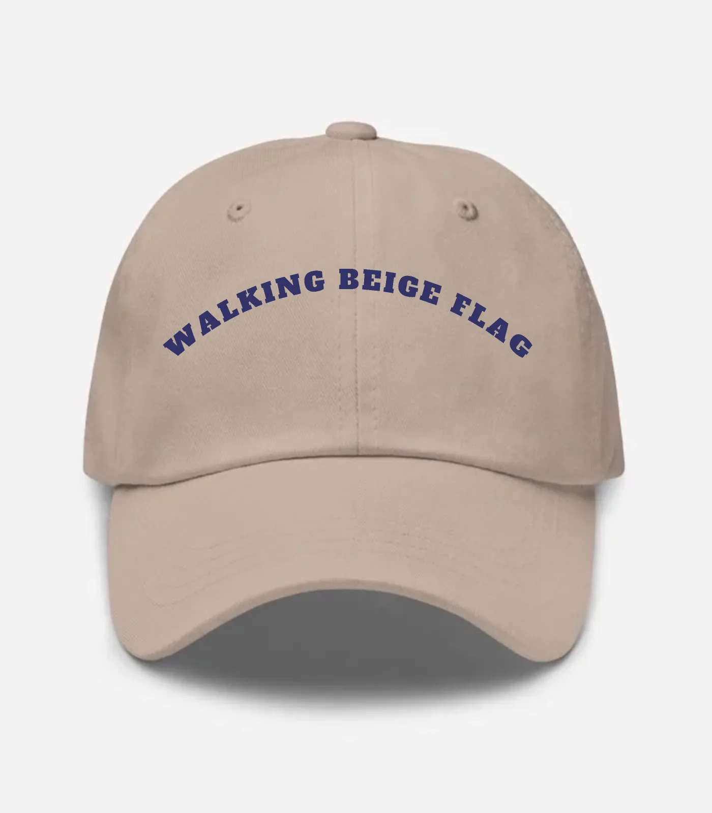 Walking Beige Flag Hat - Stone
