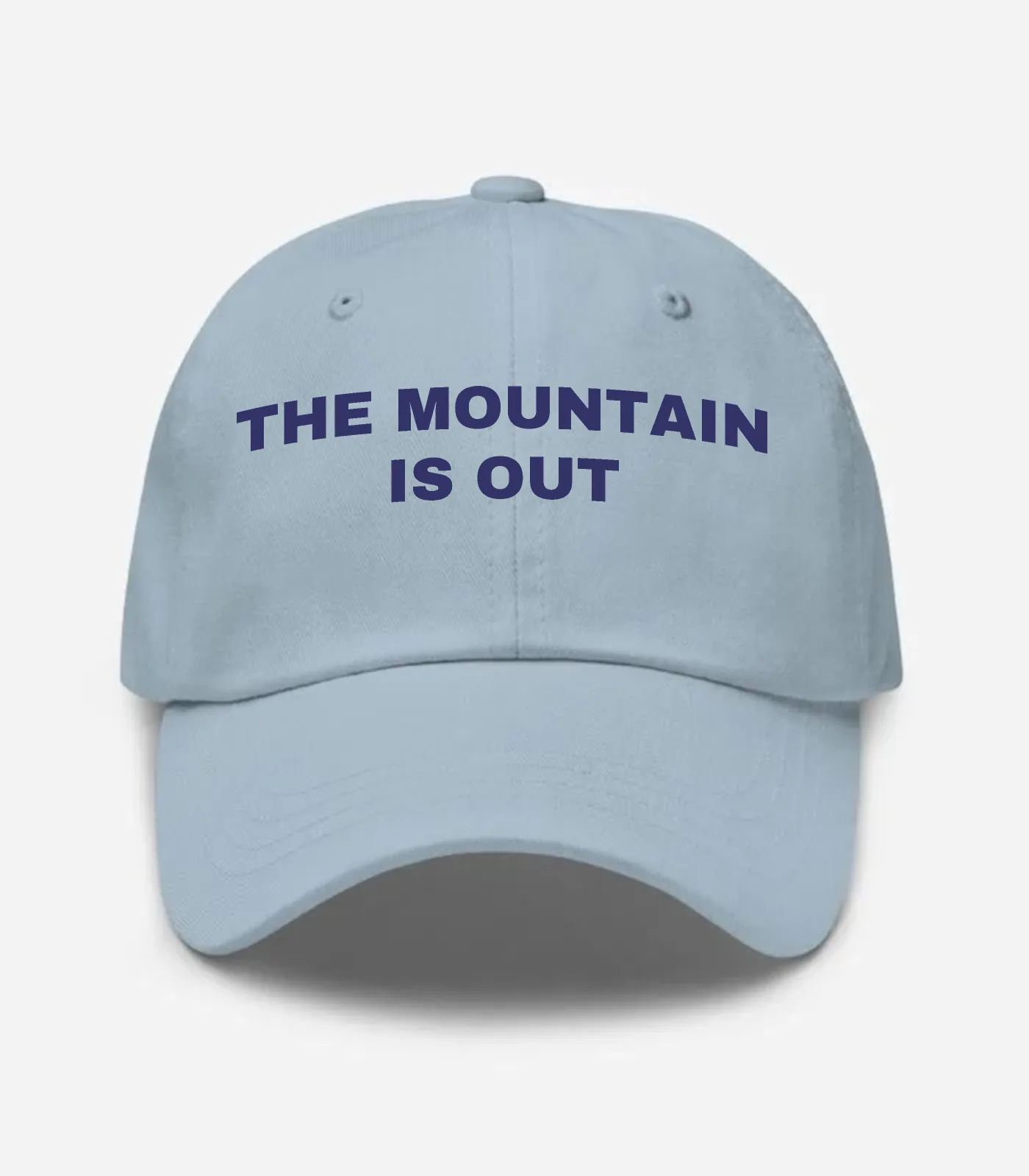 The Mountain Is Out Hat - Light Blue
