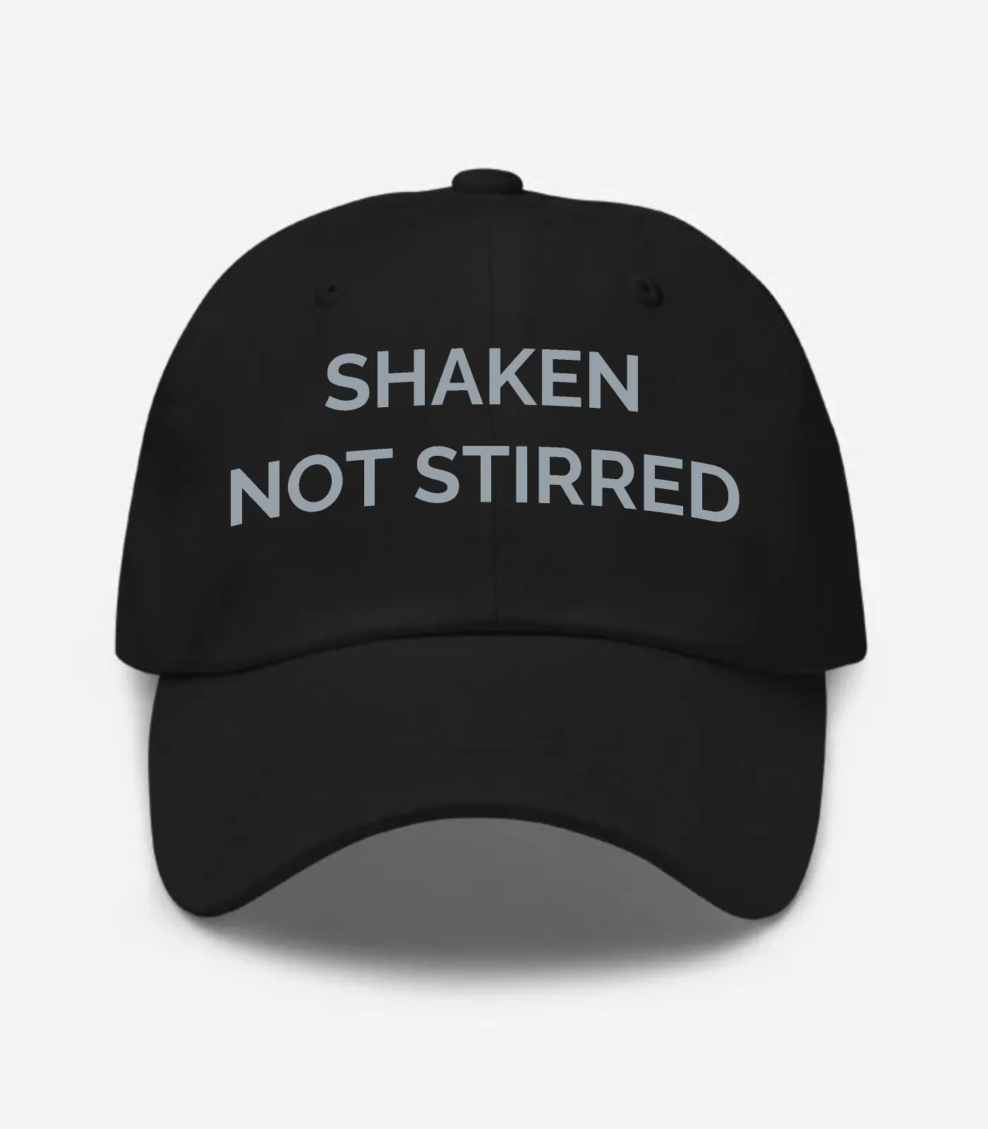 Shaken Not Stirred Hat - Black