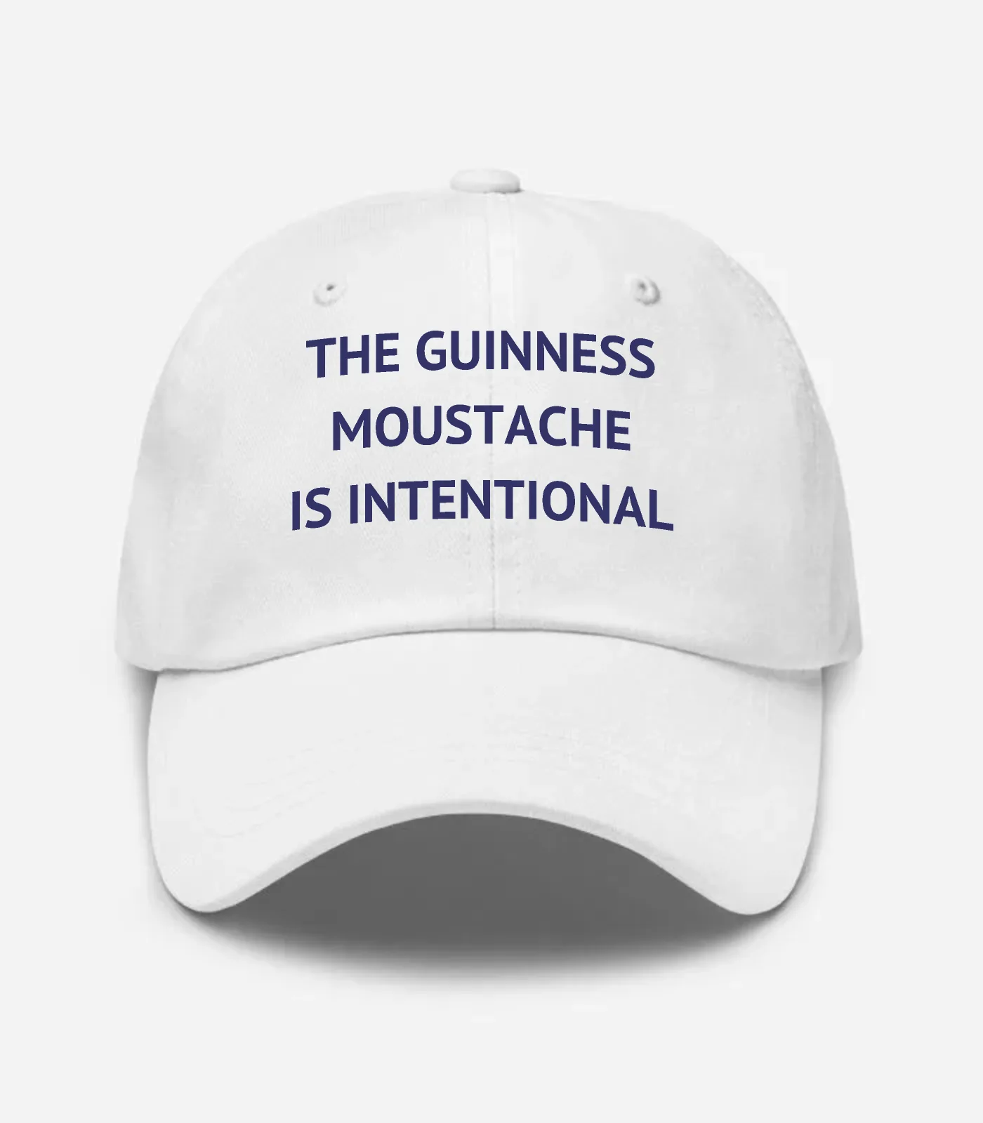 The Guinness Moustache Is Intentional Hat - White