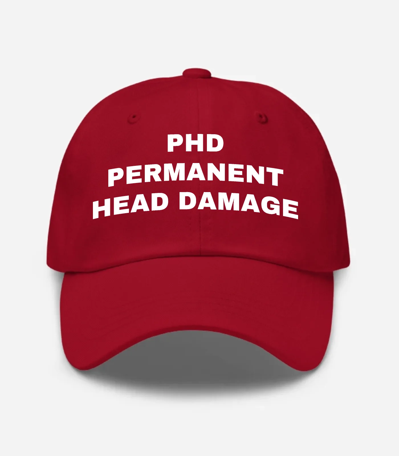 Phd Permanent Head Damage Hat - Cranberry
