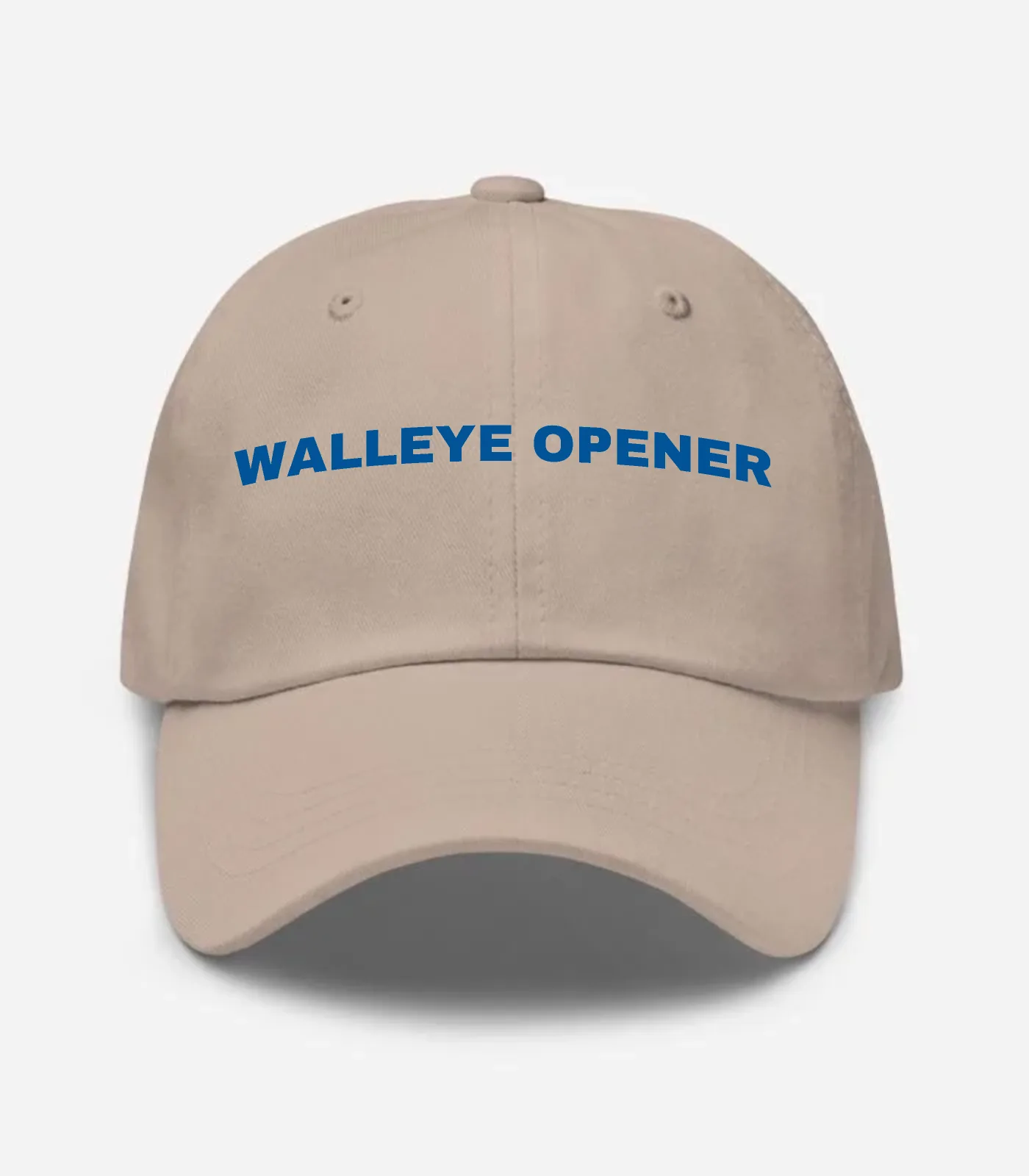 Walleye Opener Hat - Stone