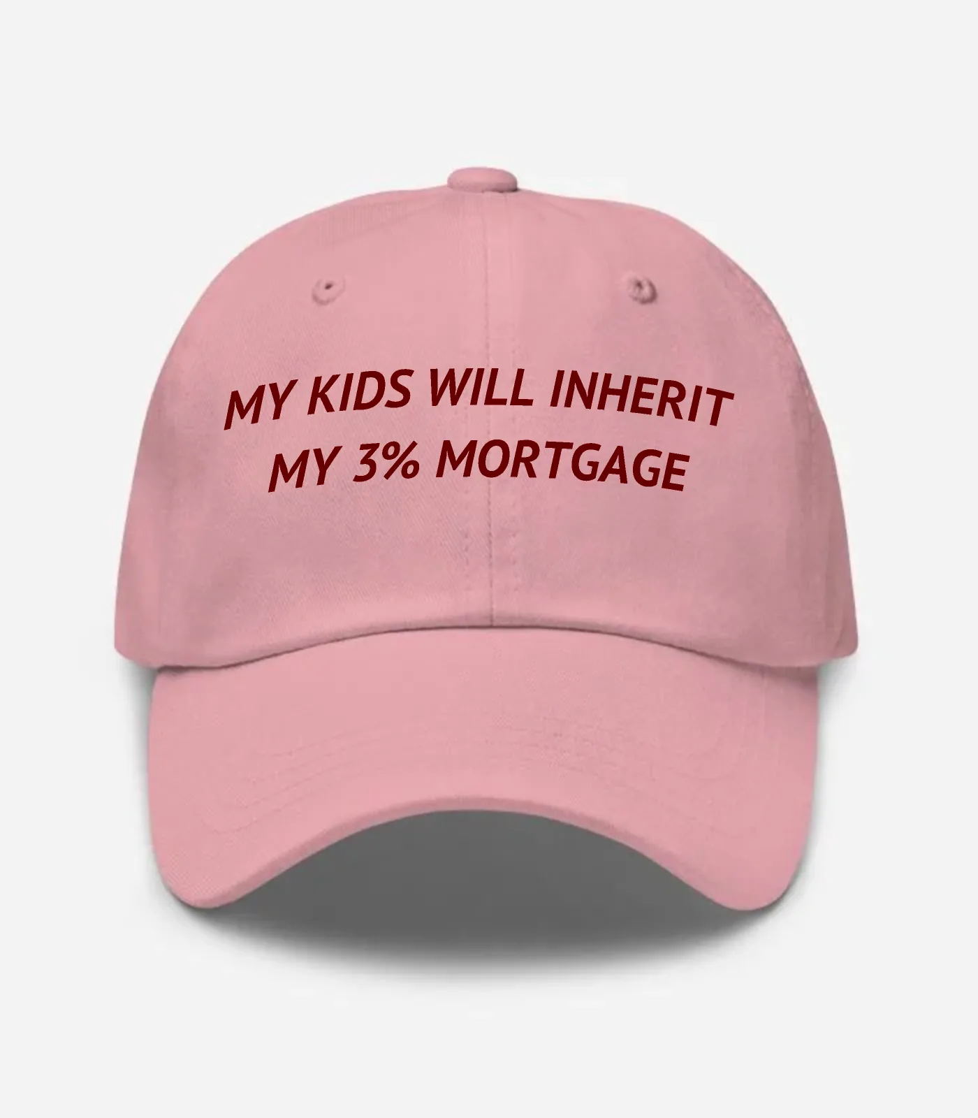 My Kids Will Inherit My 3% Mortgage Hat - Pink