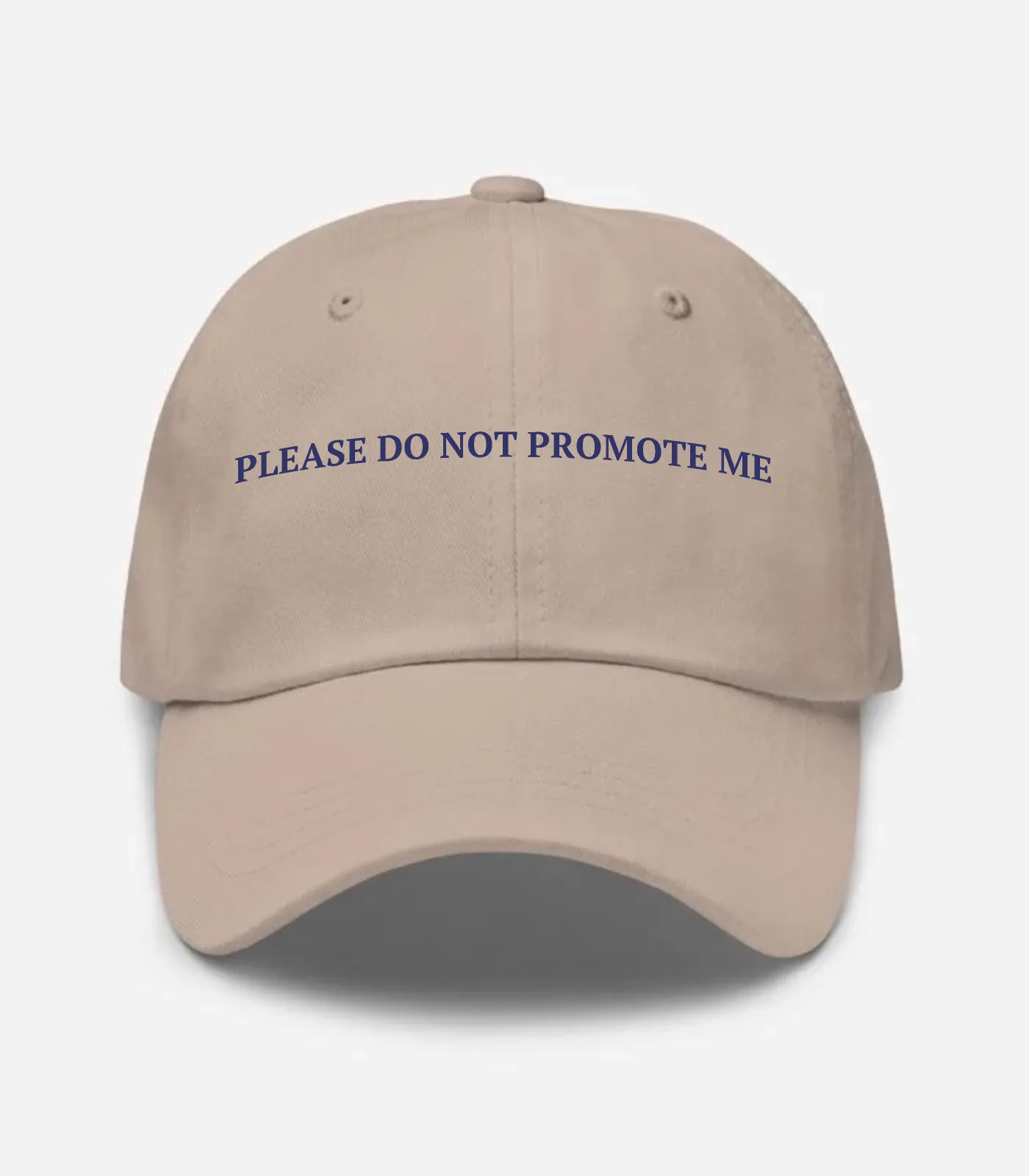 Please Do Not Promote Me Hat - Stone