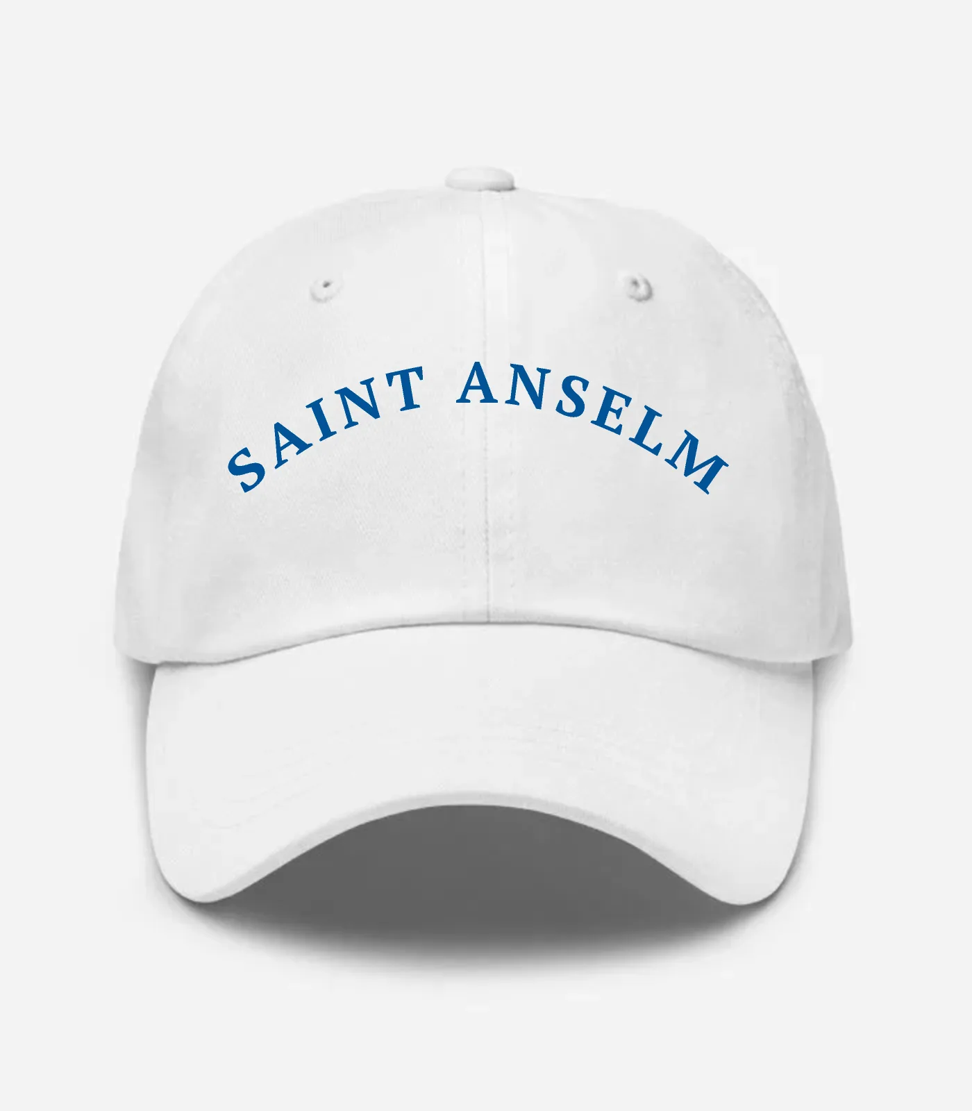 Saint Anselm Arched Hat - White