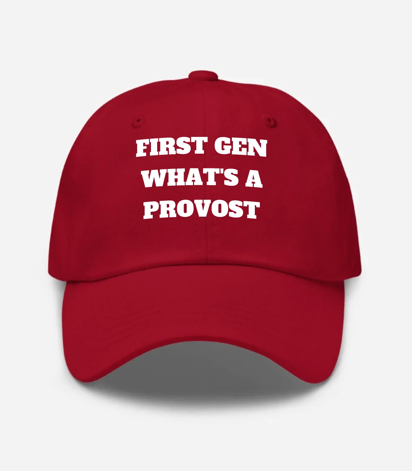 First Gen What's A Provost Hat - Cranberry