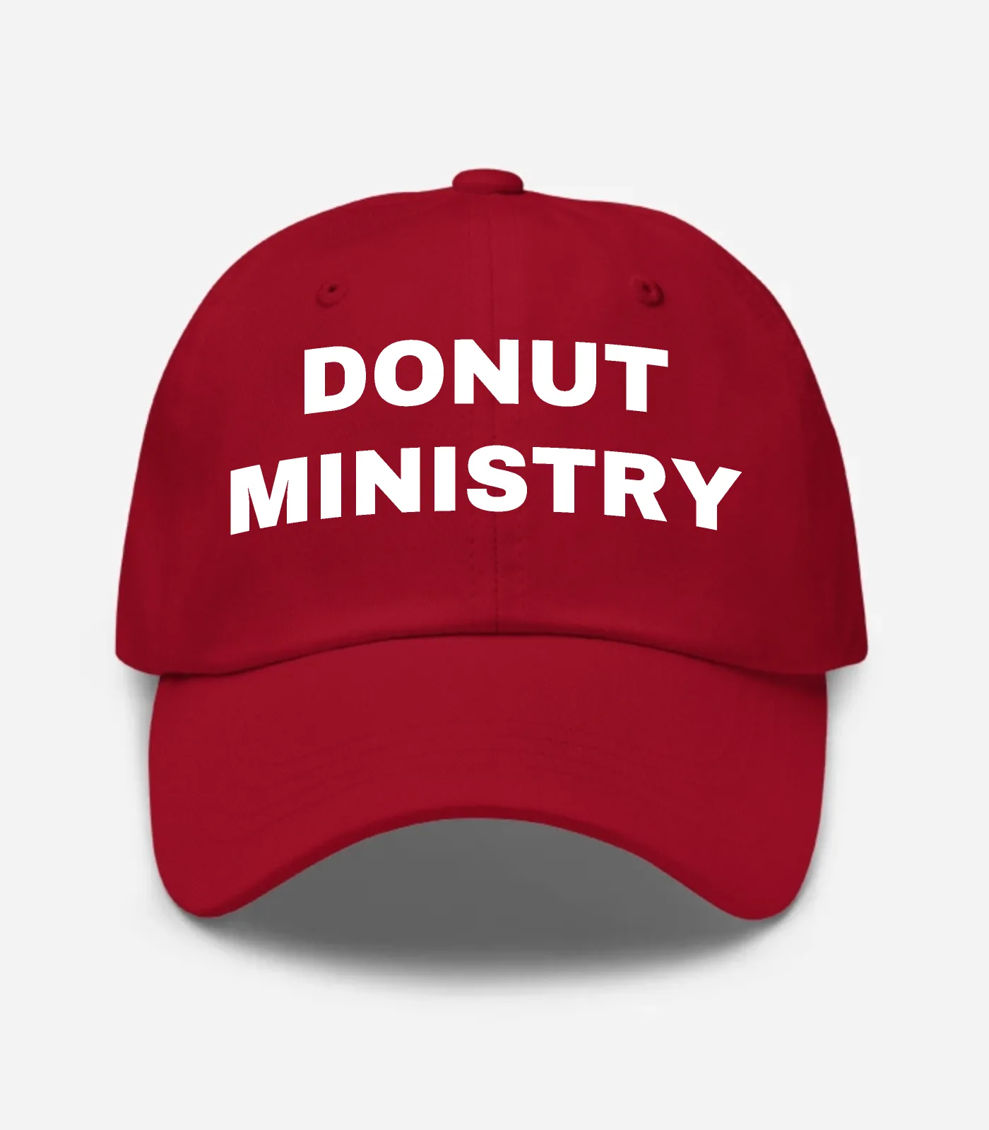 Donut Ministry Hat - Cranberry