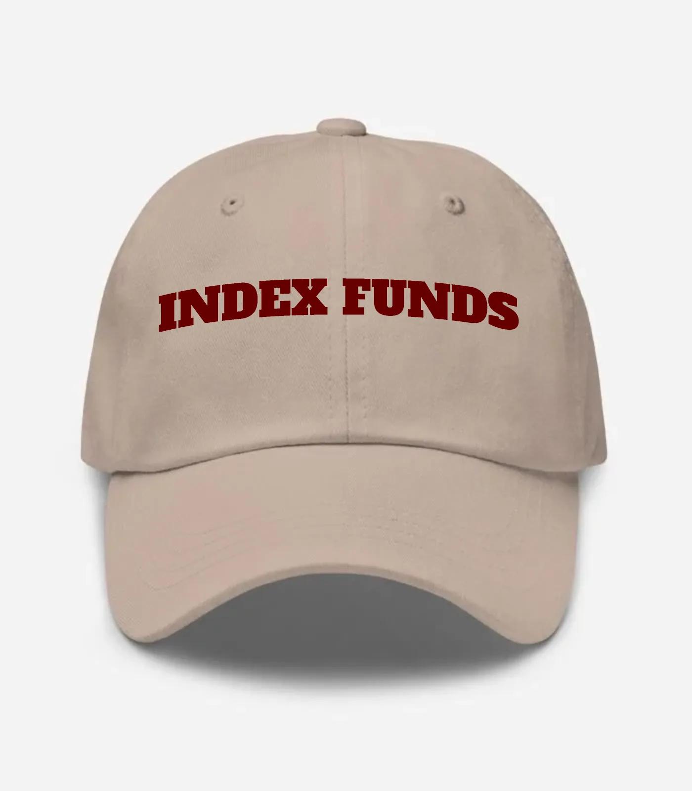 Index Funds Hat - Stone