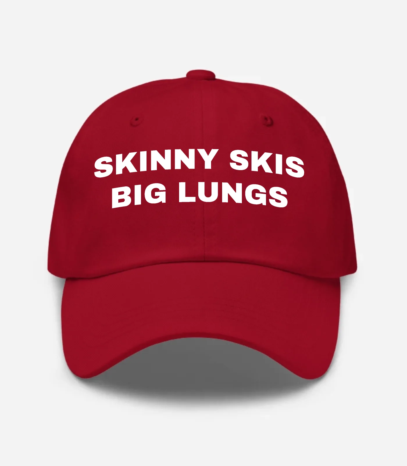 Skinny Skis Big Lungs Hat - Cranberry