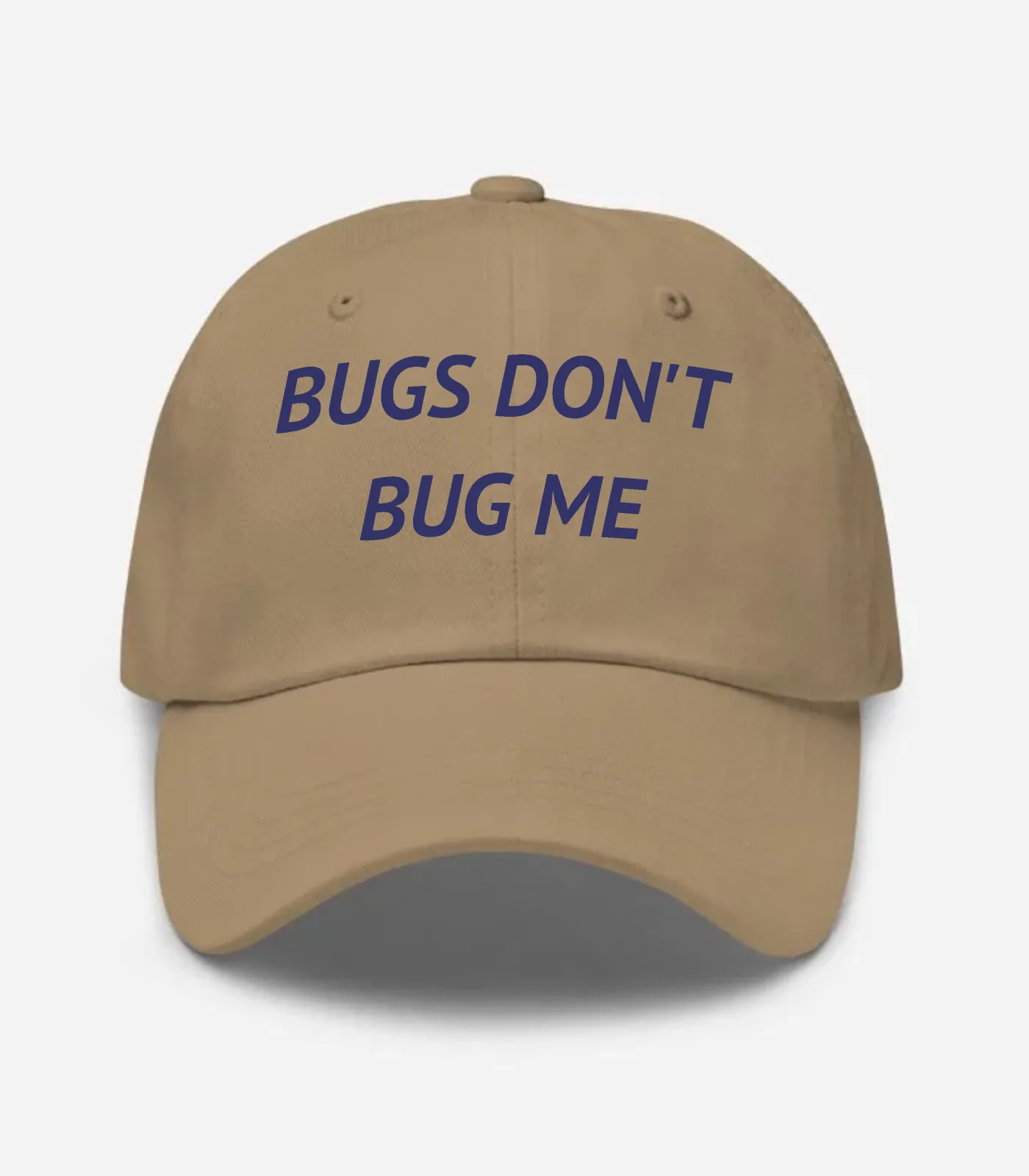 Bugs Don't Bug Me Hat - Khaki