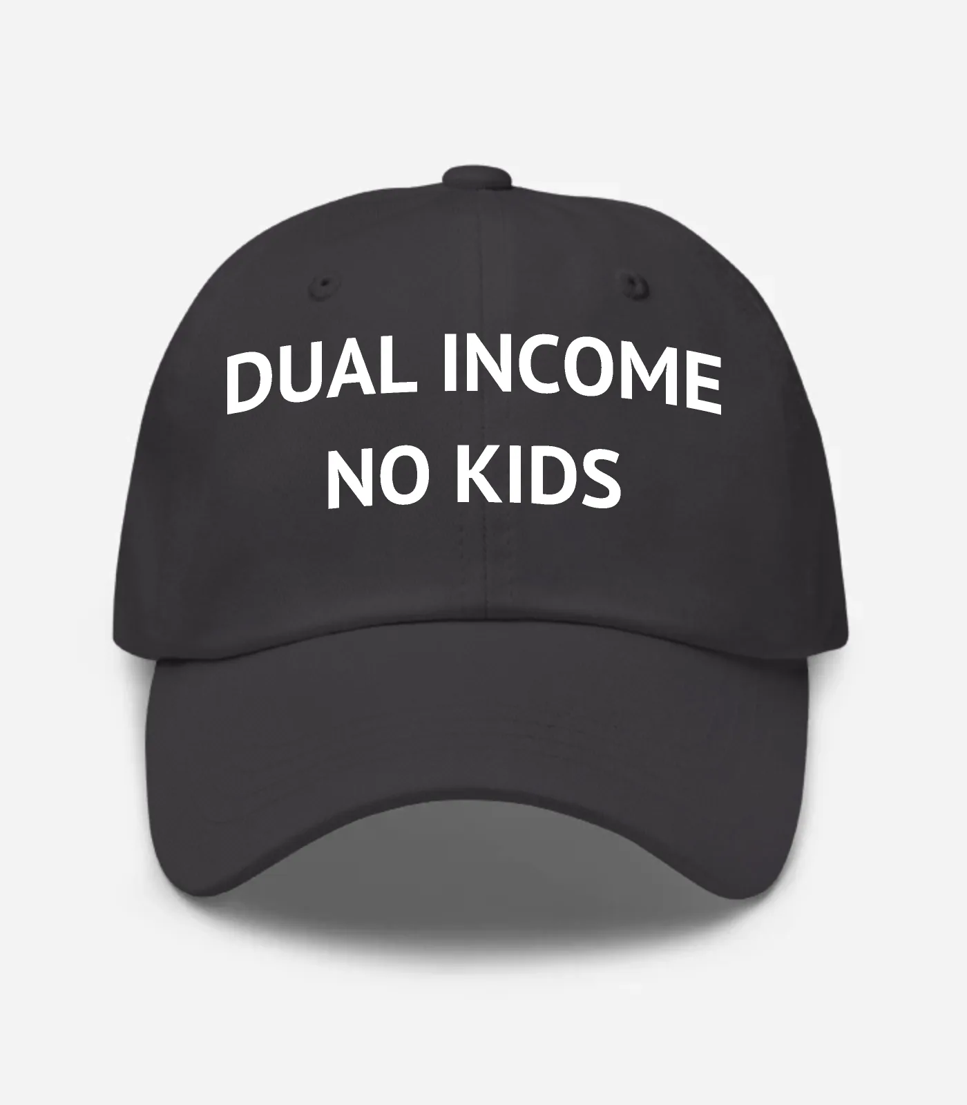 Dual Income No Kids Hat - Dark Grey