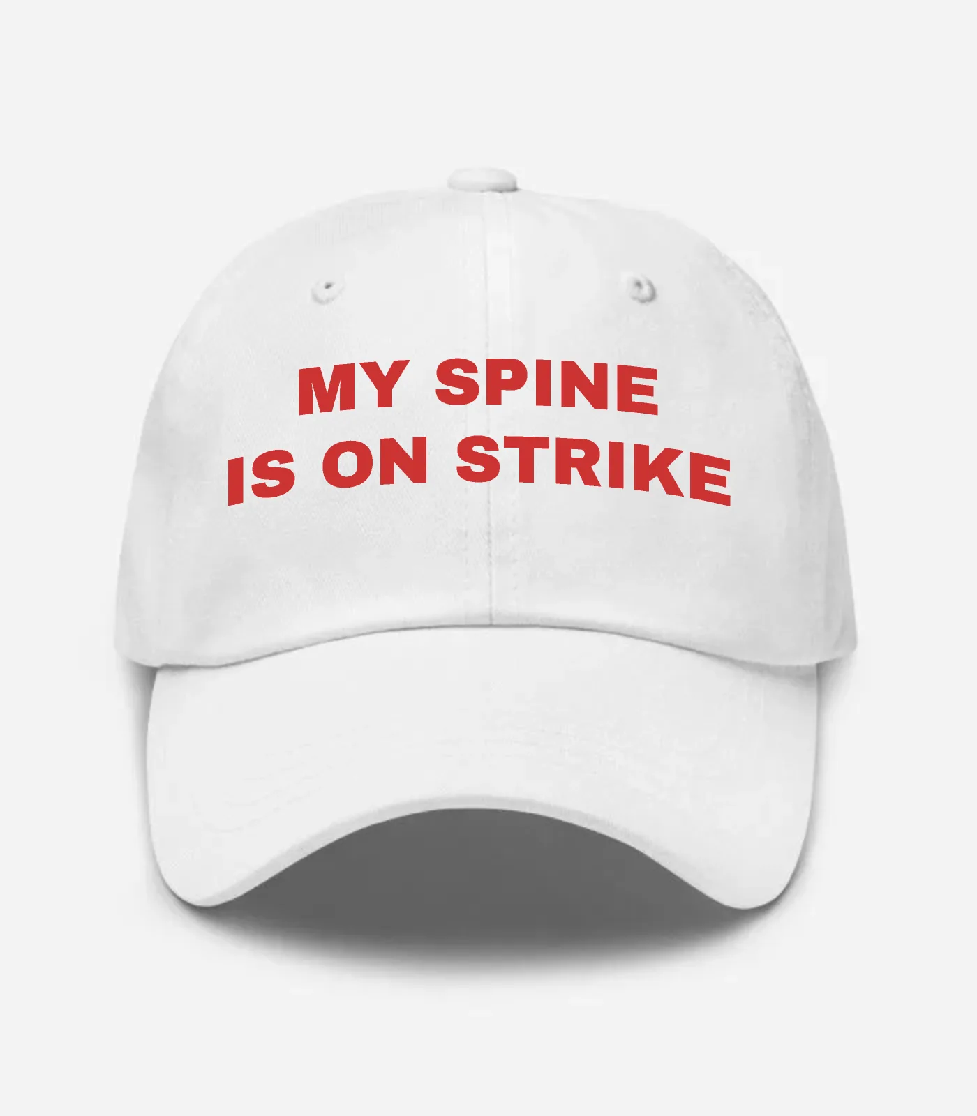 My Spine Is On Strike Hat