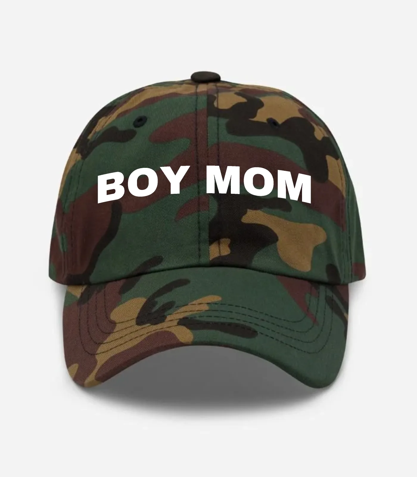 Boy Mom Hat - Green Camo
