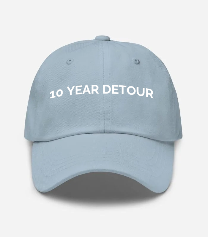 10 Year Detour Hat - Light Blue