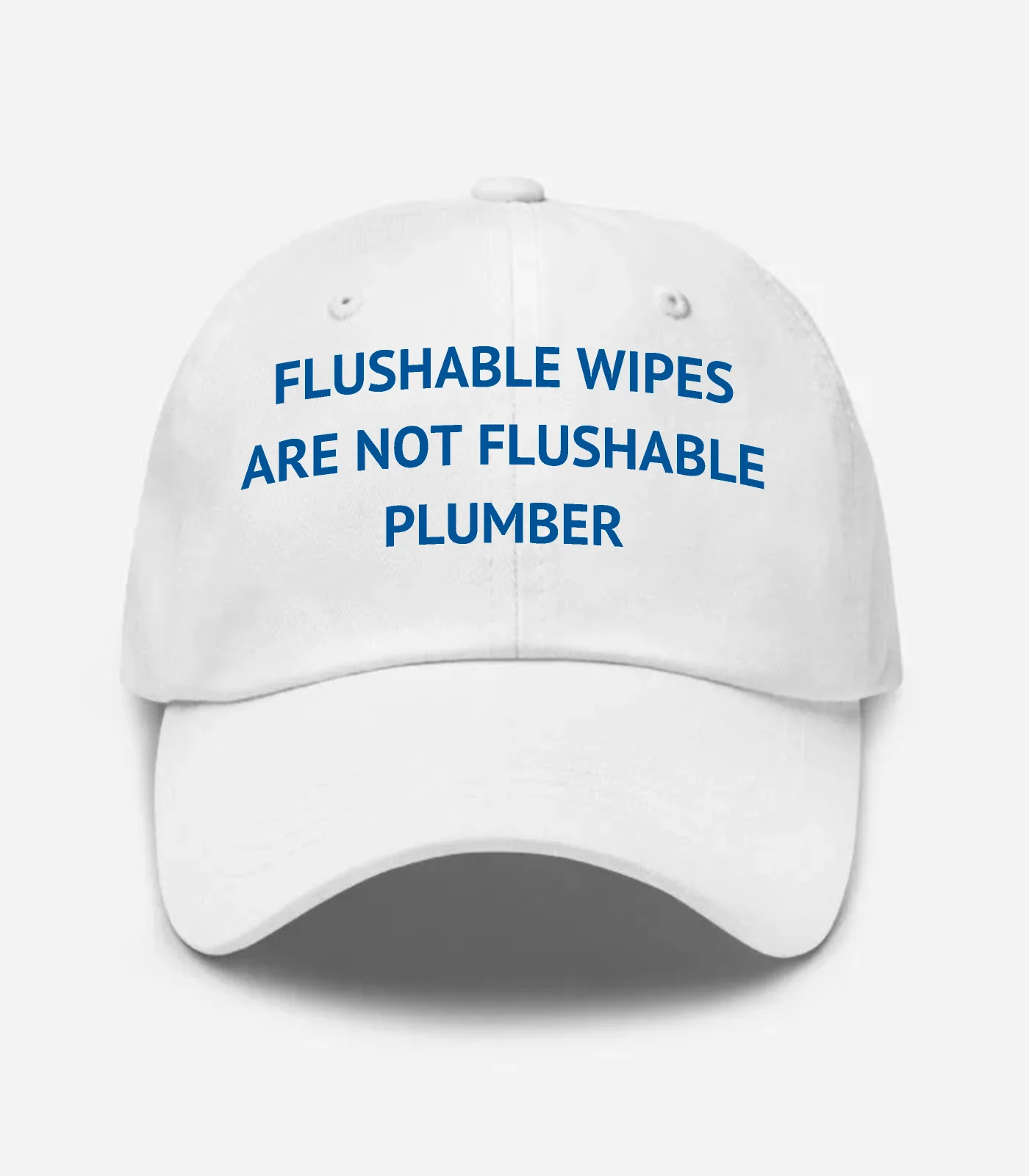 Flushable Wipes Are Not Flushable Plumber Hat
