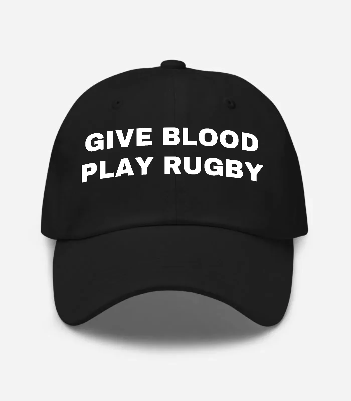 Give Blood Play Rugby Hat - Black