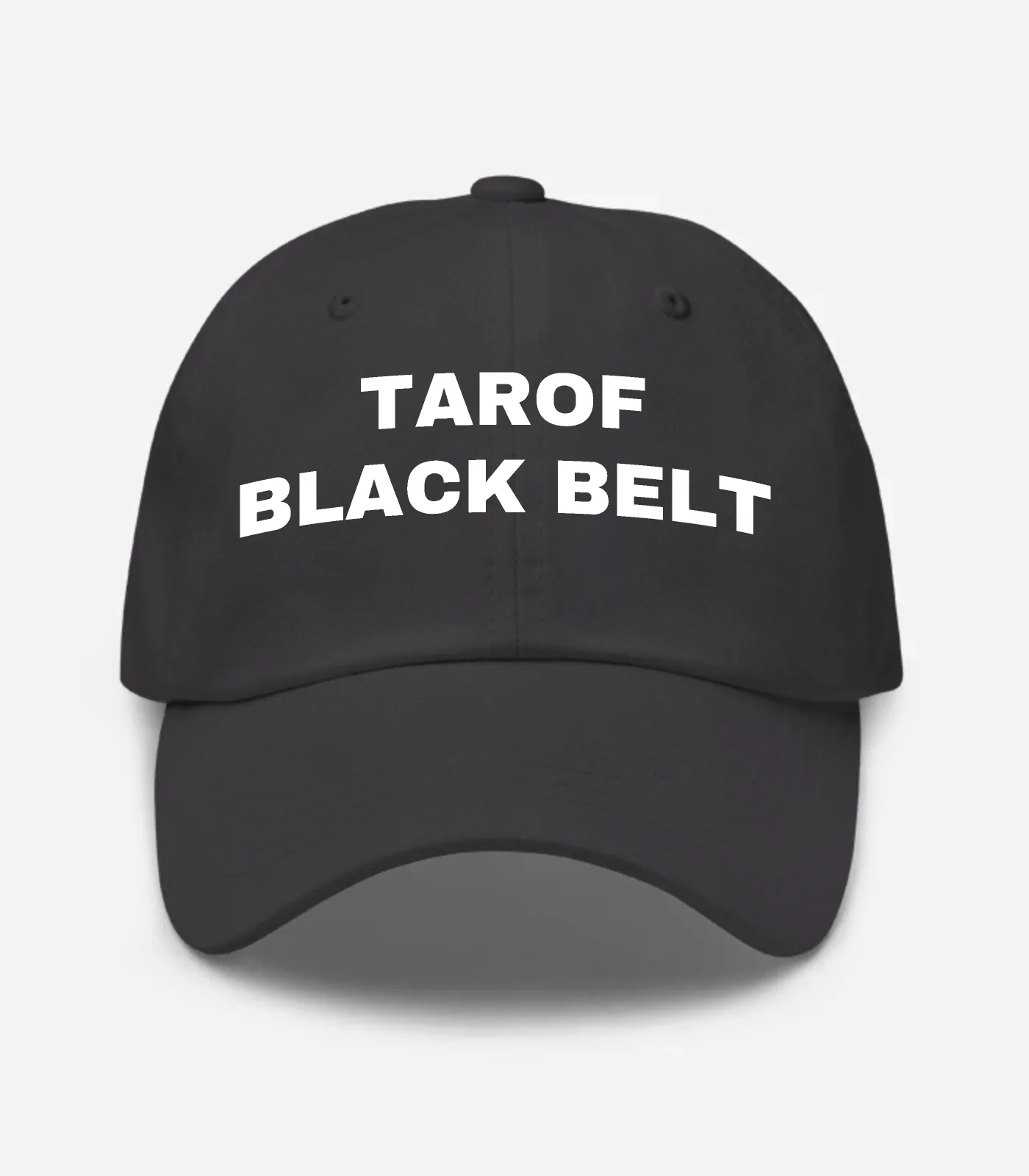 Tarof Black Belt Hat - Dark Grey