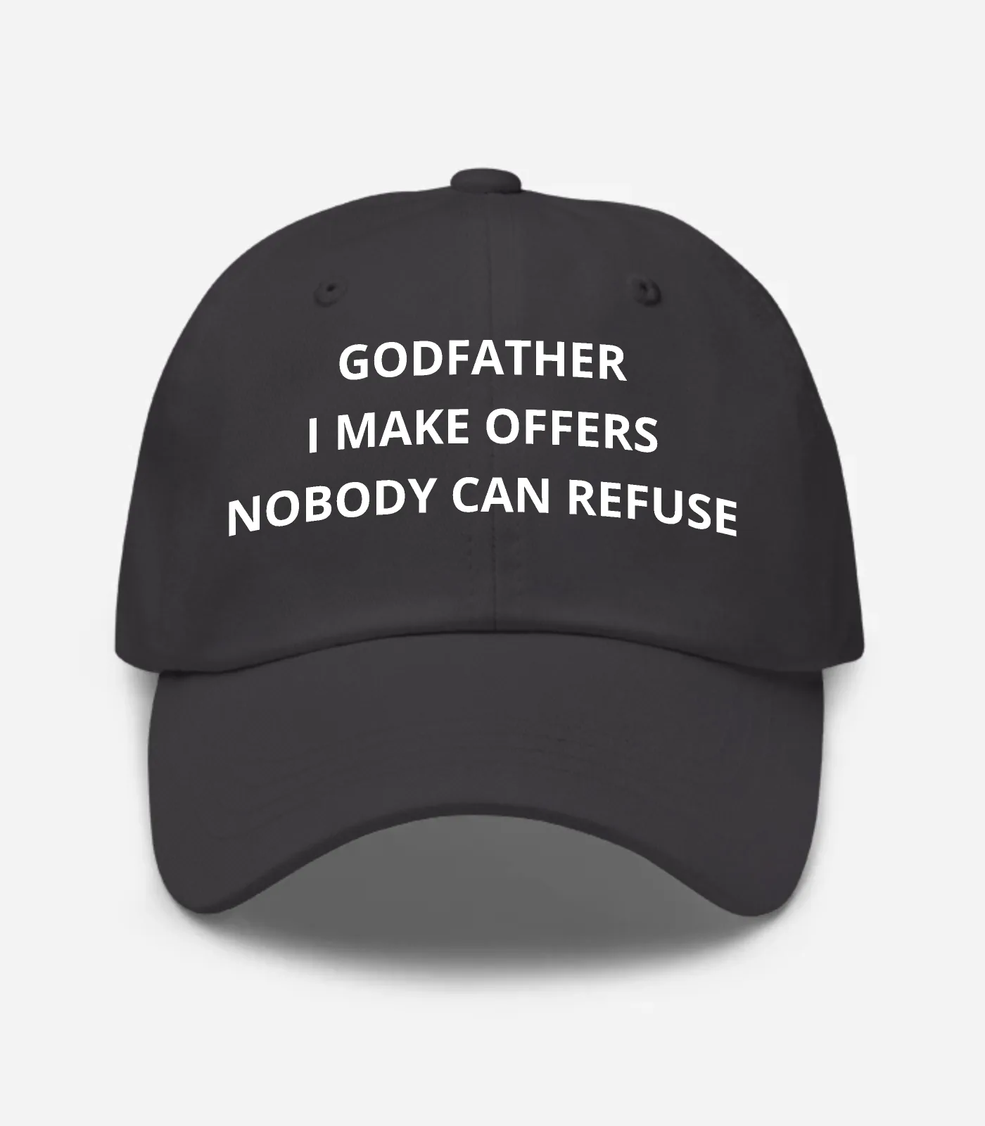 Godfather I Make Offers Nobody Can Refuse Hat - Dark Grey