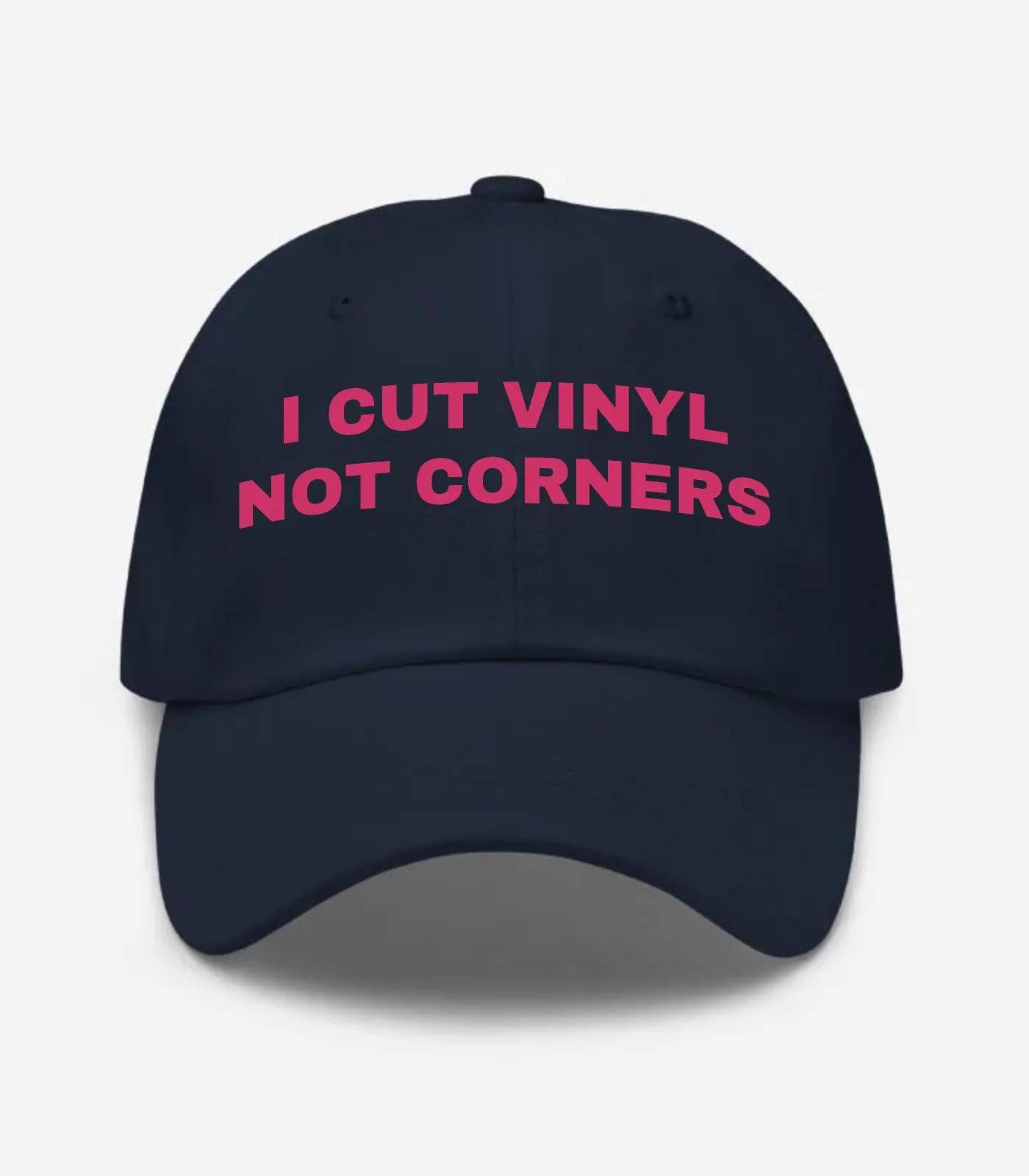 I Cut Vinyl Not Corners Hat - Navy