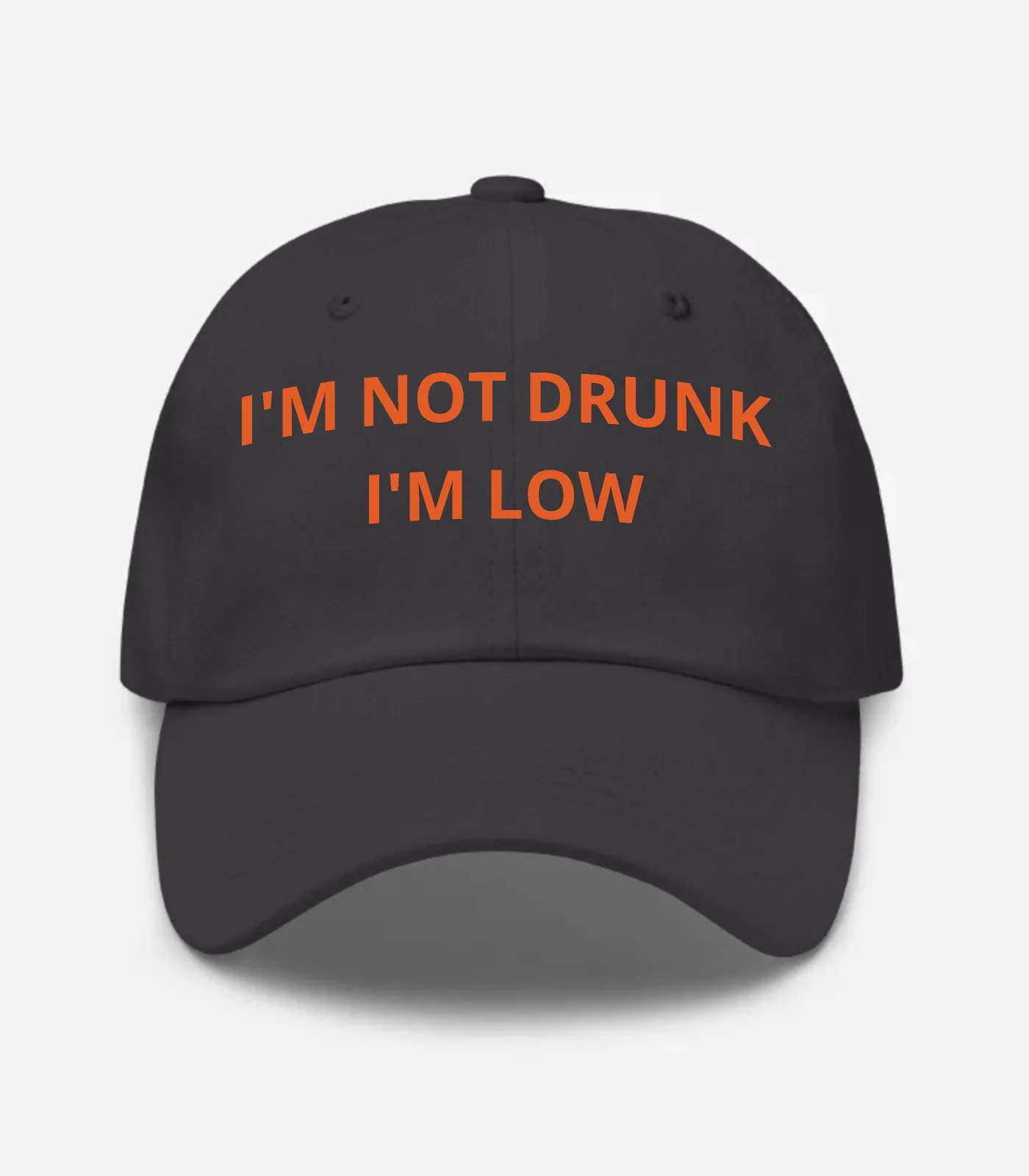 I'm Not Drunk I'm Low Hat - Dark Grey