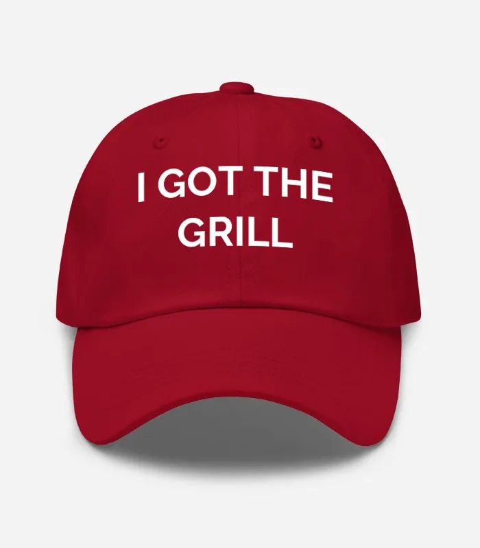 I Got The Grill Hat - Cranberry