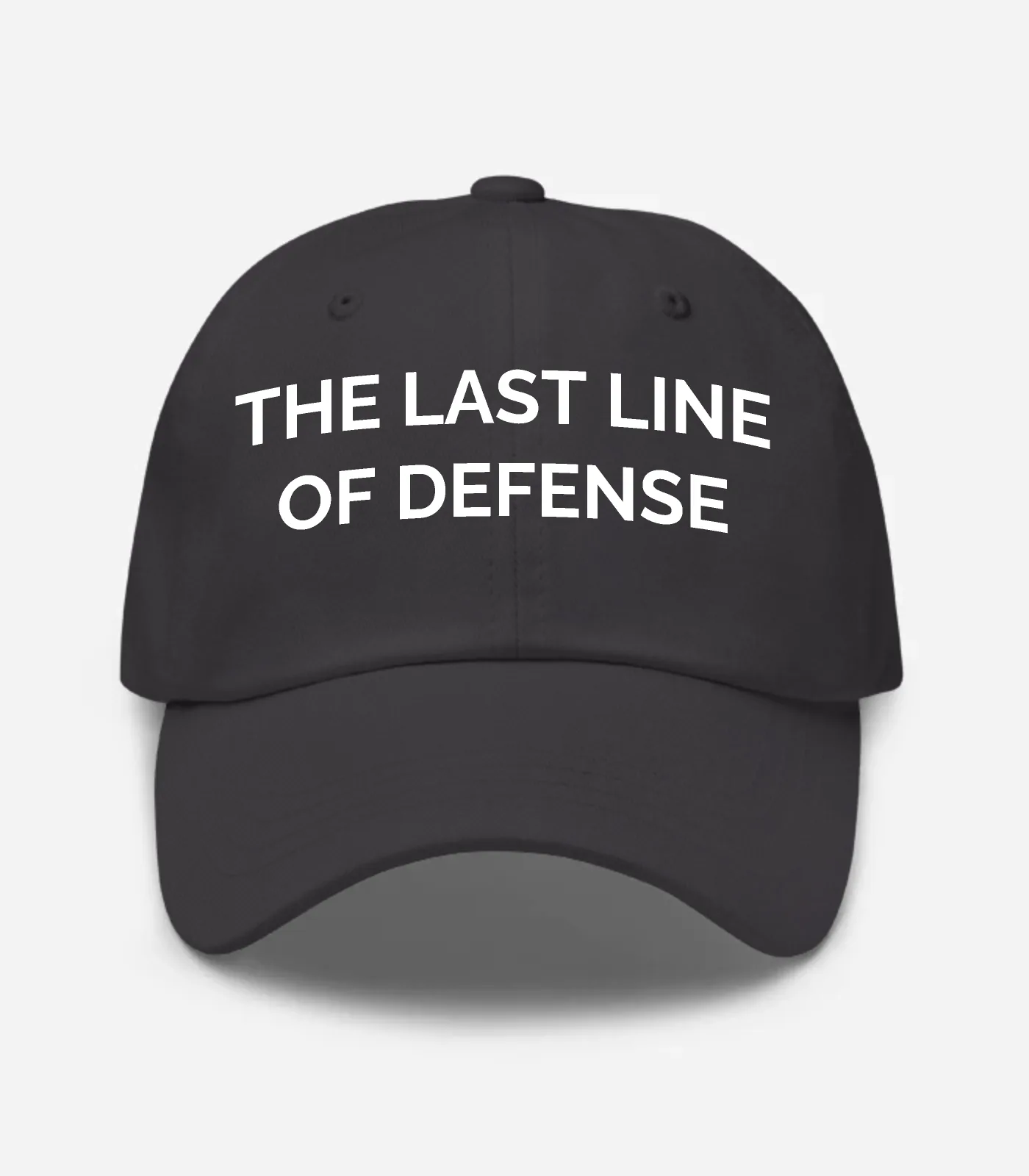 The Last Line Of Defense Hat - Dark Grey