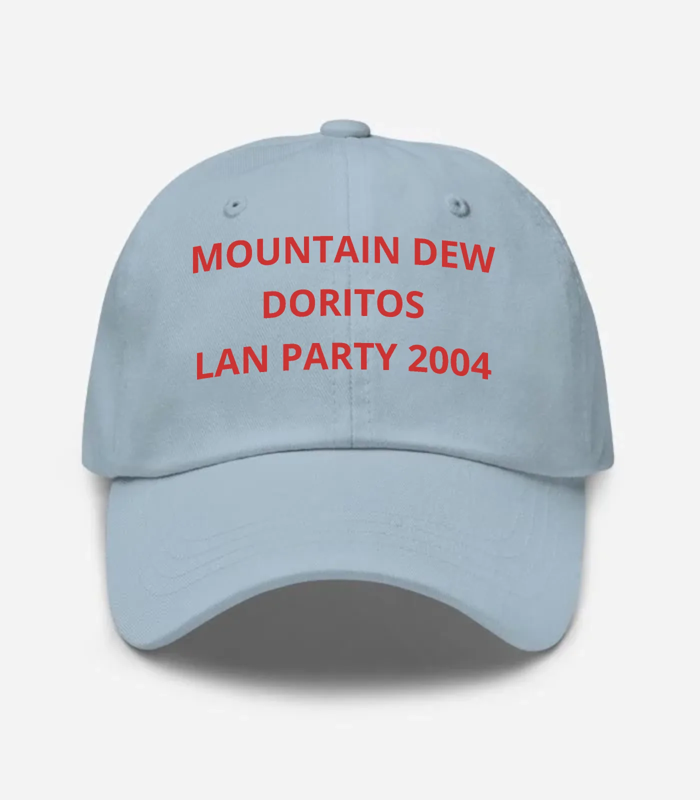 Mountain Dew Doritos Lan Party 2004 Hat - Light Blue