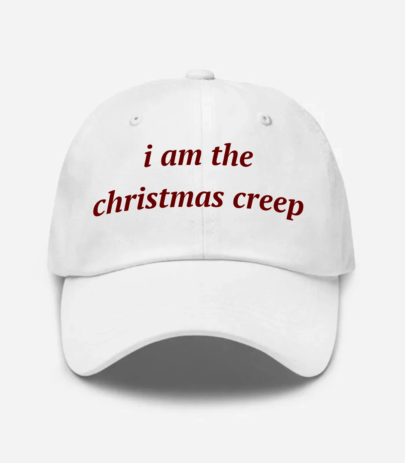 I Am The Christmas Creep Hat - White
