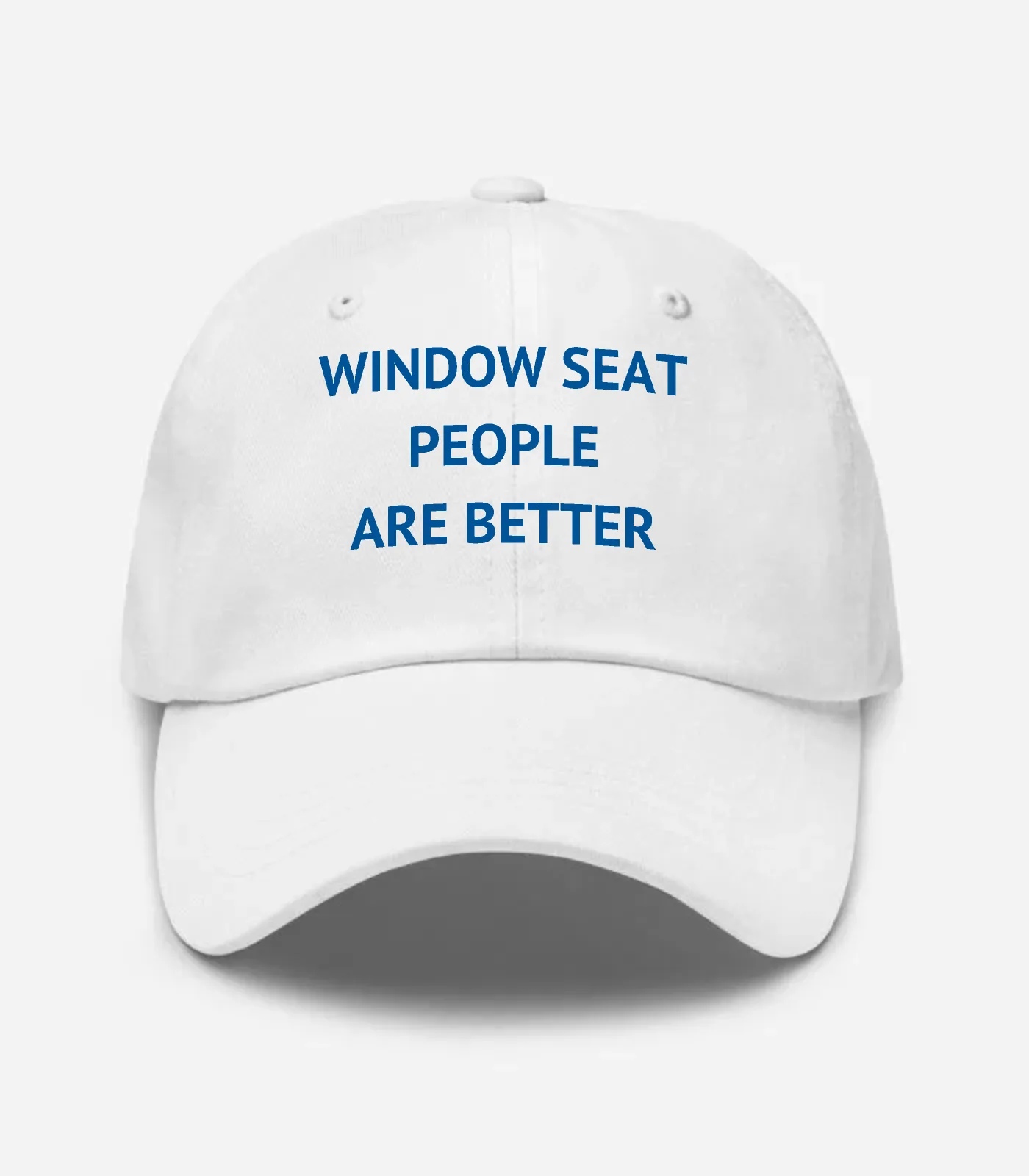 Window Seat People Are Better Hat - White